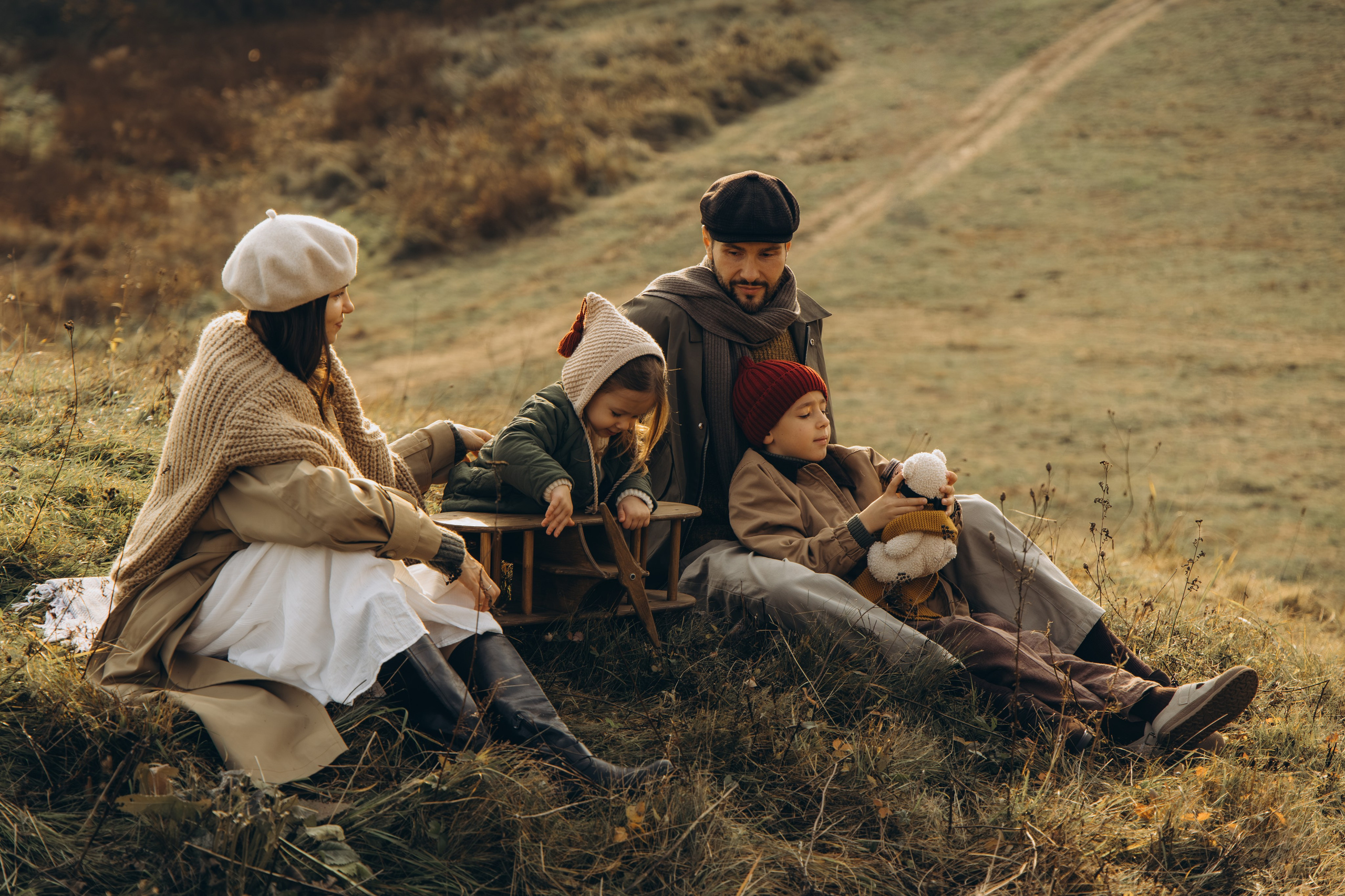 Теплая осенняя история. Семейный фотограф в Москве Лоншакова Кристина