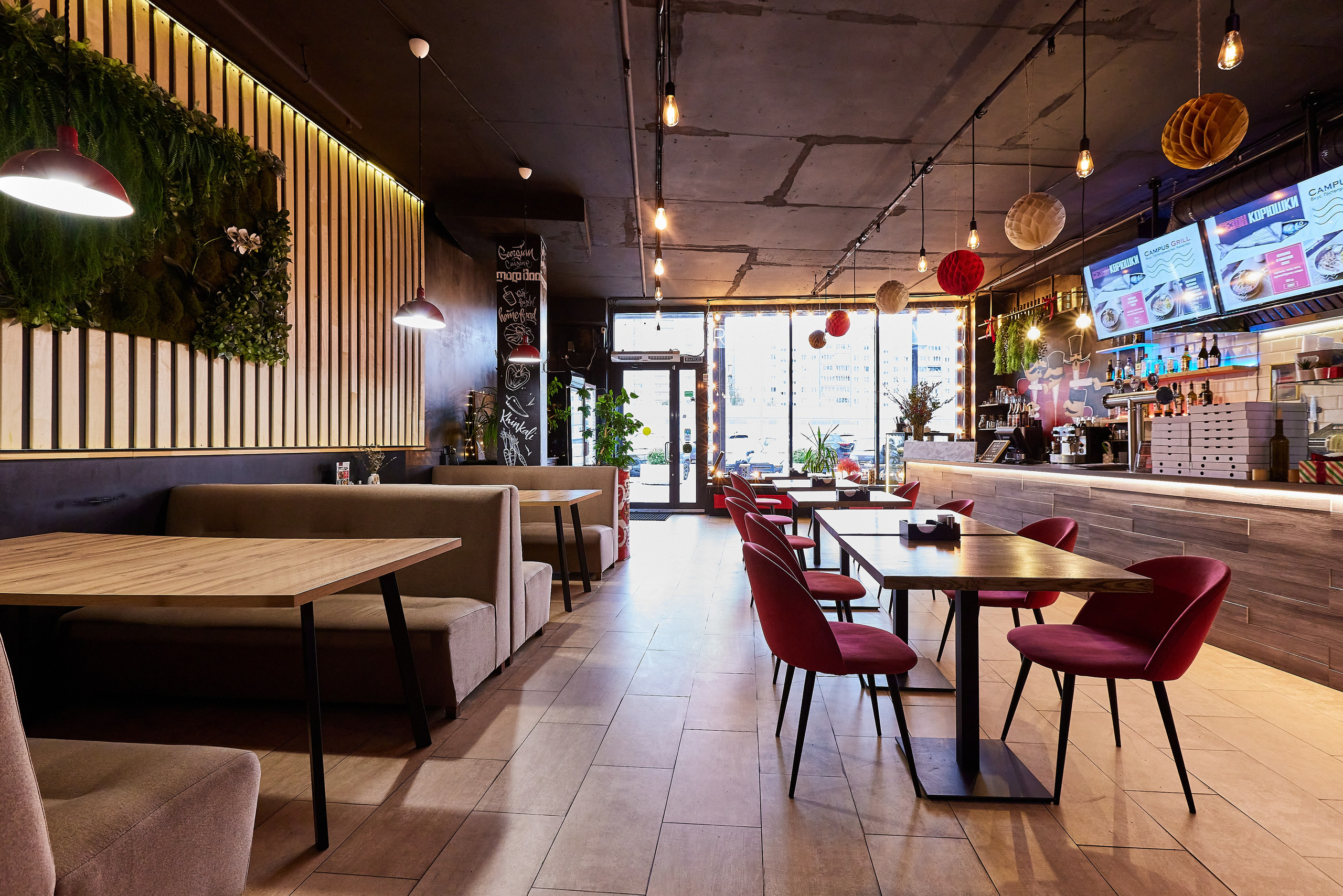 Кафе Campus grill. Фотограф Анастасия Леонтьева Санкт-Петербург