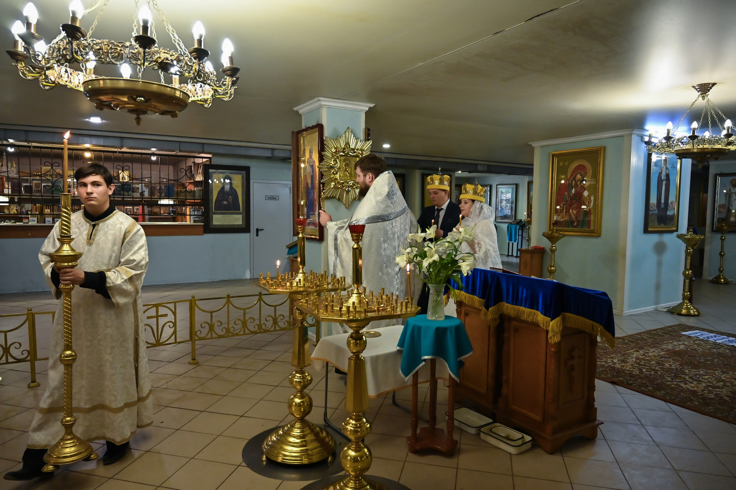 Венчание Андрей и Елена. Репортажный и свадебный фотограф в Липецке Иван Первойкин