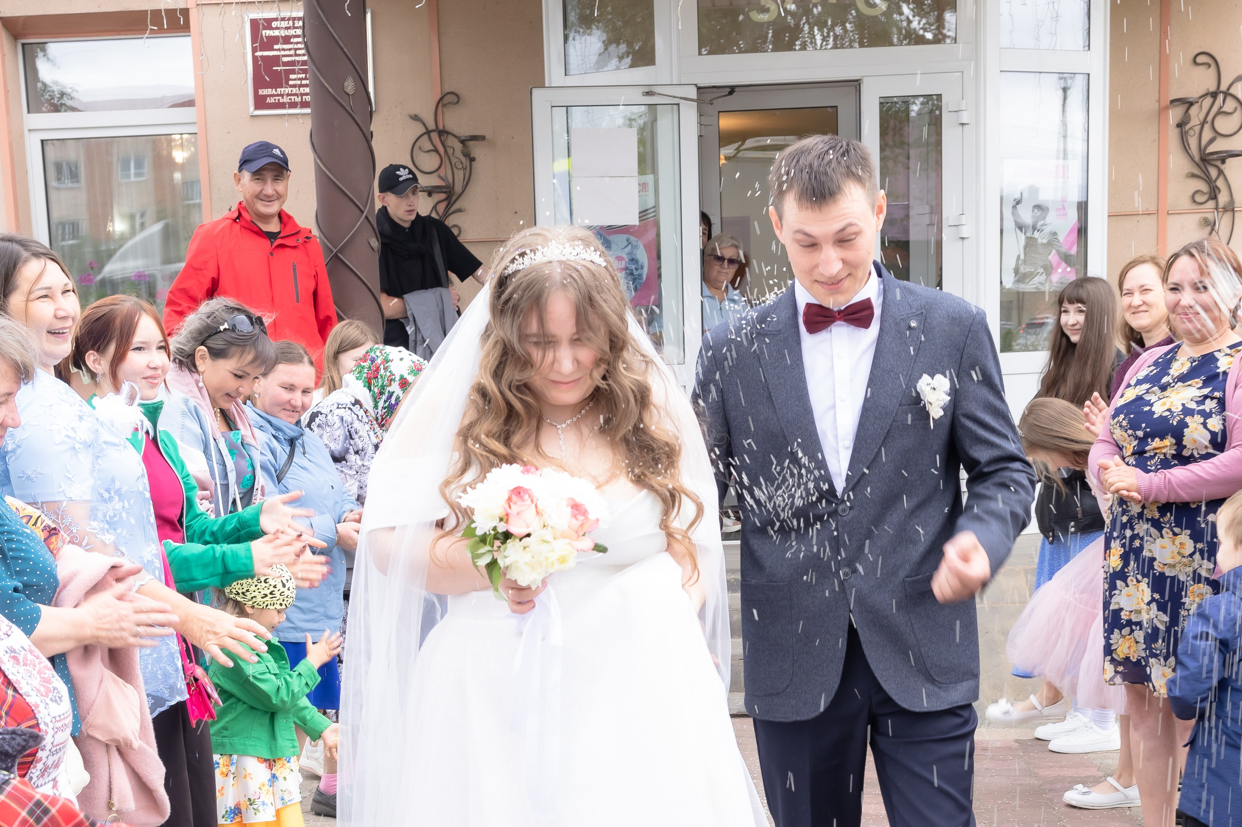 Свадебная съемка регистрации в ЗАГСе г. Можга