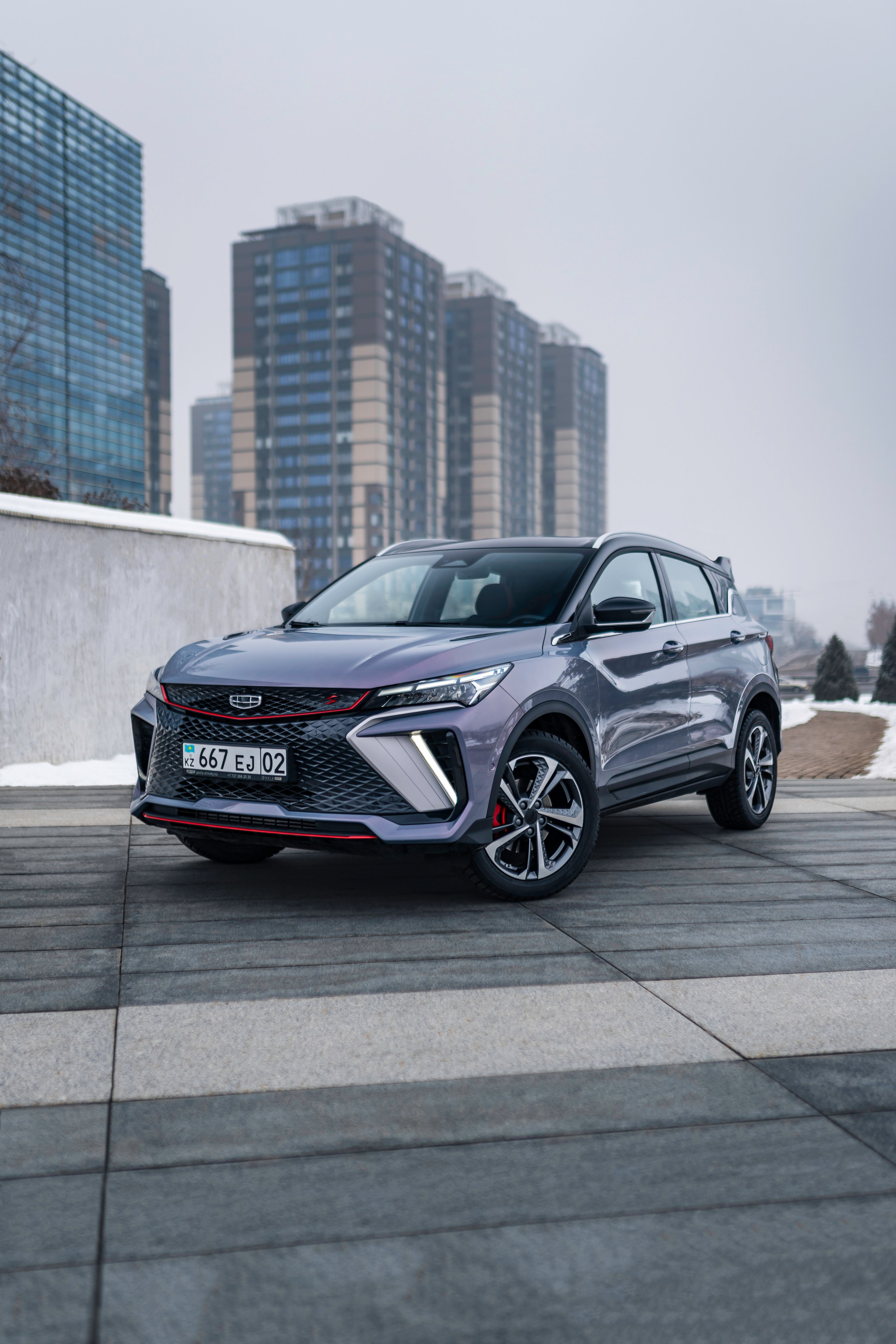 Geely Coolray. Чен Станислав | Автомобильный фотограф | Алматы, Казахстан