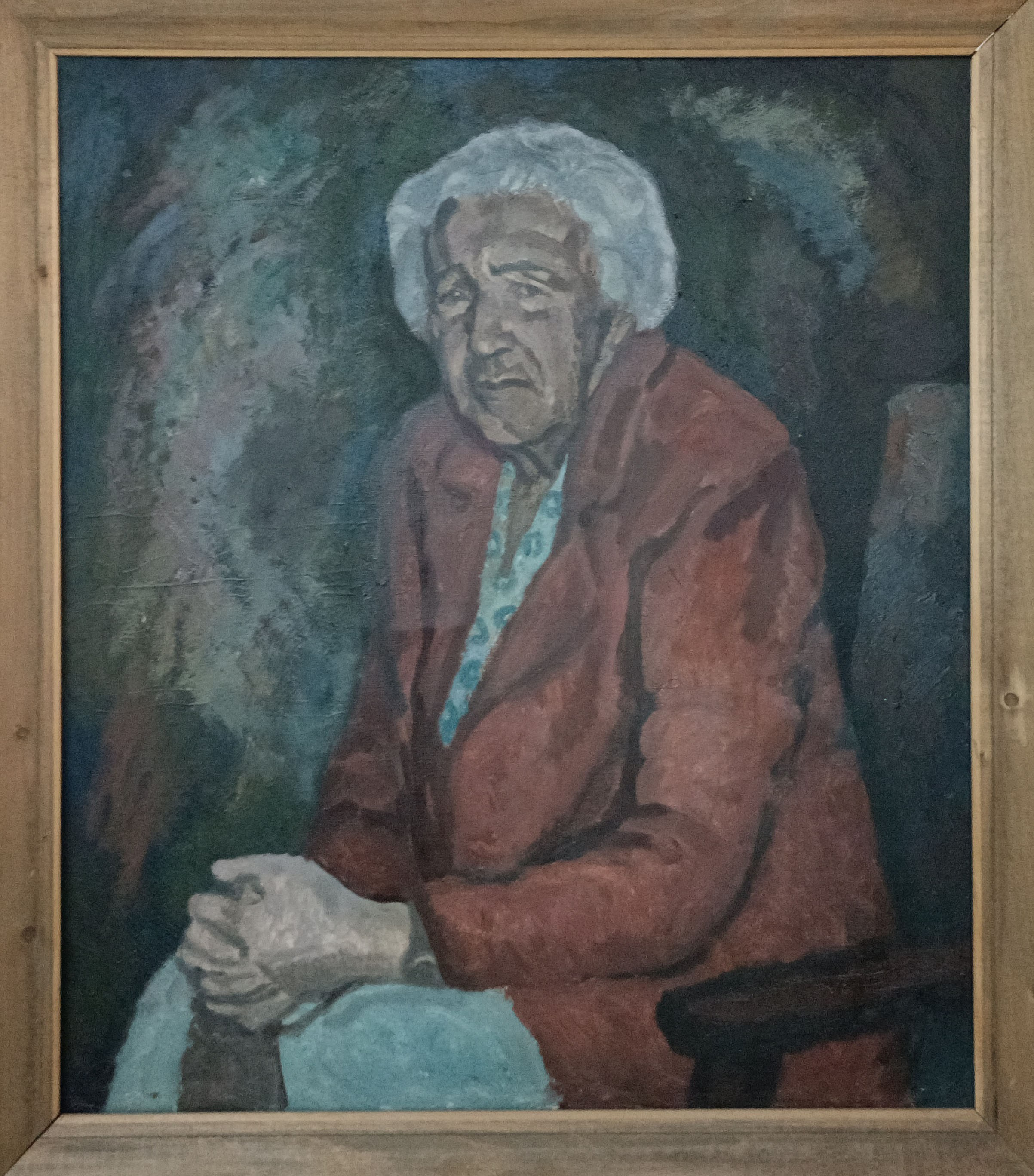 «Портрет матери» 1989 год. Художник Величко Вадим Семёнович