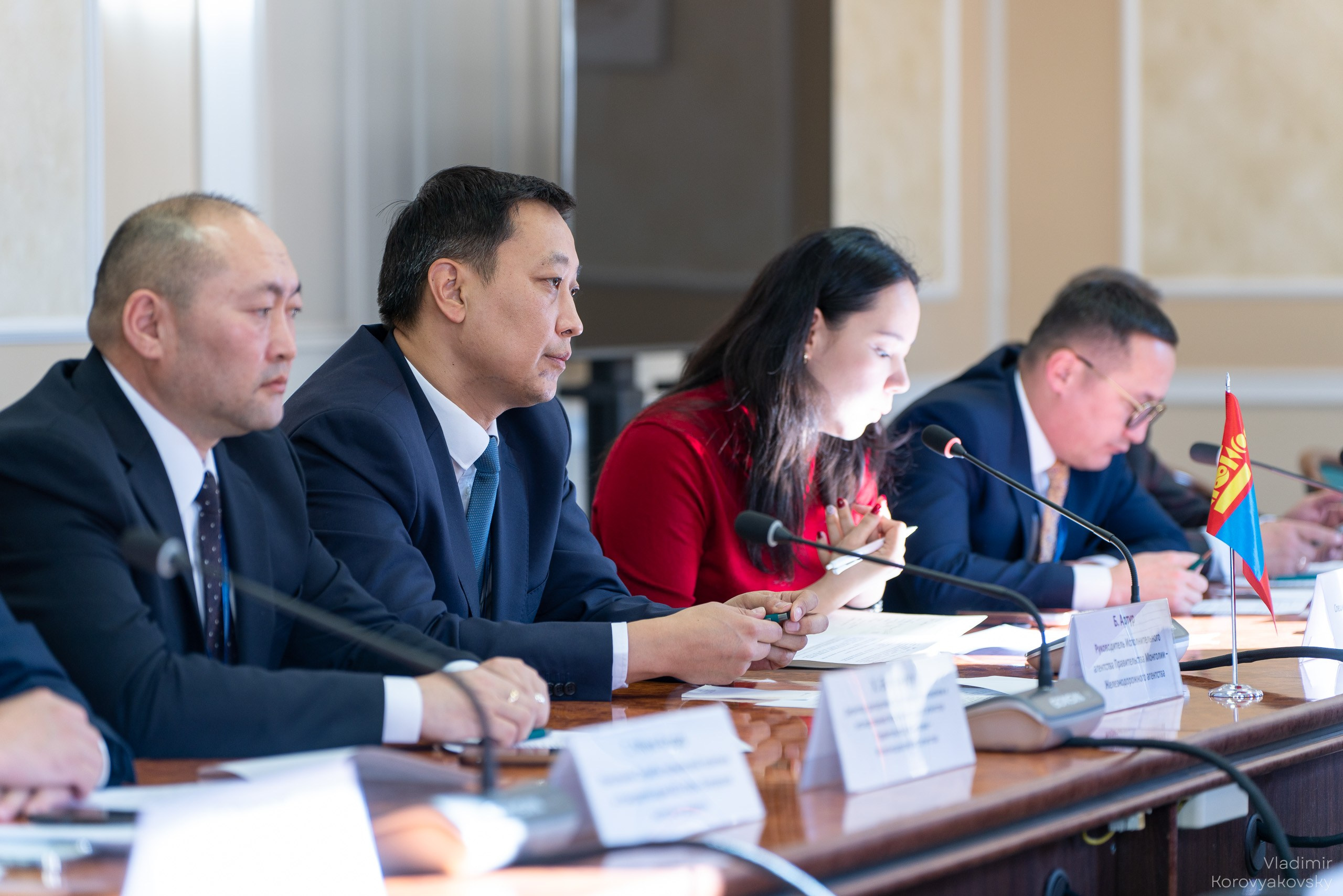 Совещание руководства ПГУПС с Делегациями Исполнительного агентства Правительства Монголии и делегацией АО «УБЖД». Фотограф Владимир Коровяковский