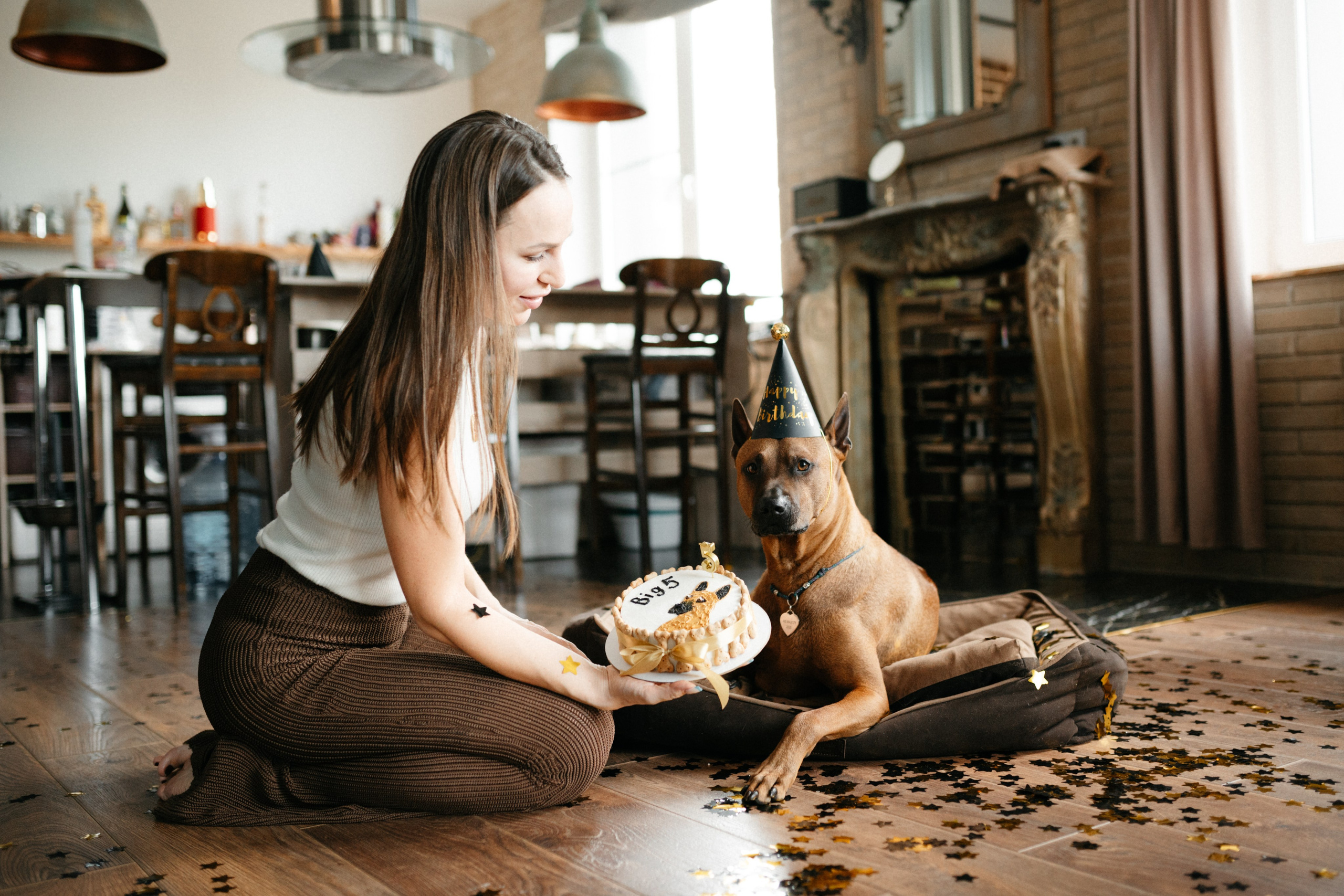 Оксана и Зевс. Фотограф анималист в Москве Ольга Агушева