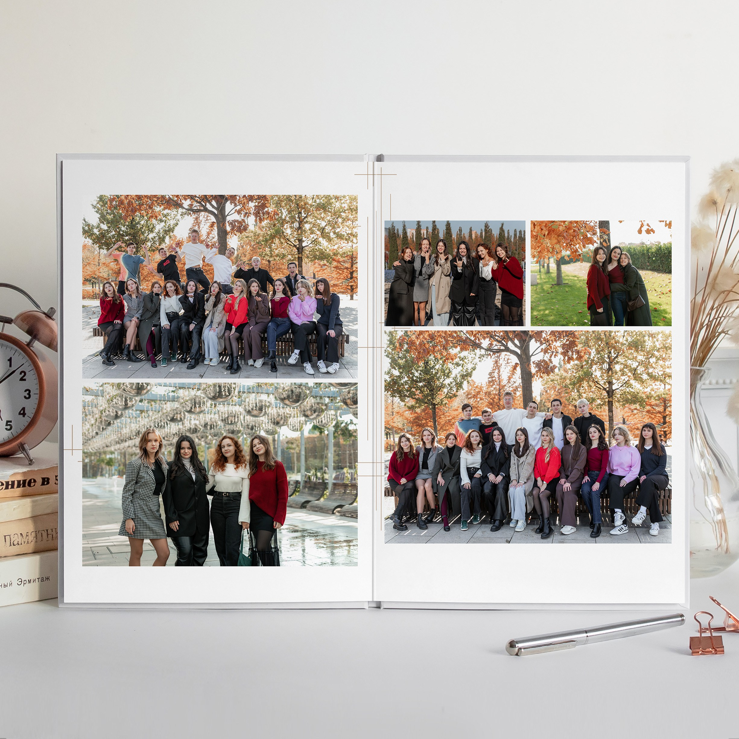 Альбом 9-11 класса (4 разворота) 10 страниц. ФОТОГРАФ ВЫПУСКНЫХ АЛЬБОМОВ в Краснодаре Ворчик Татьяна