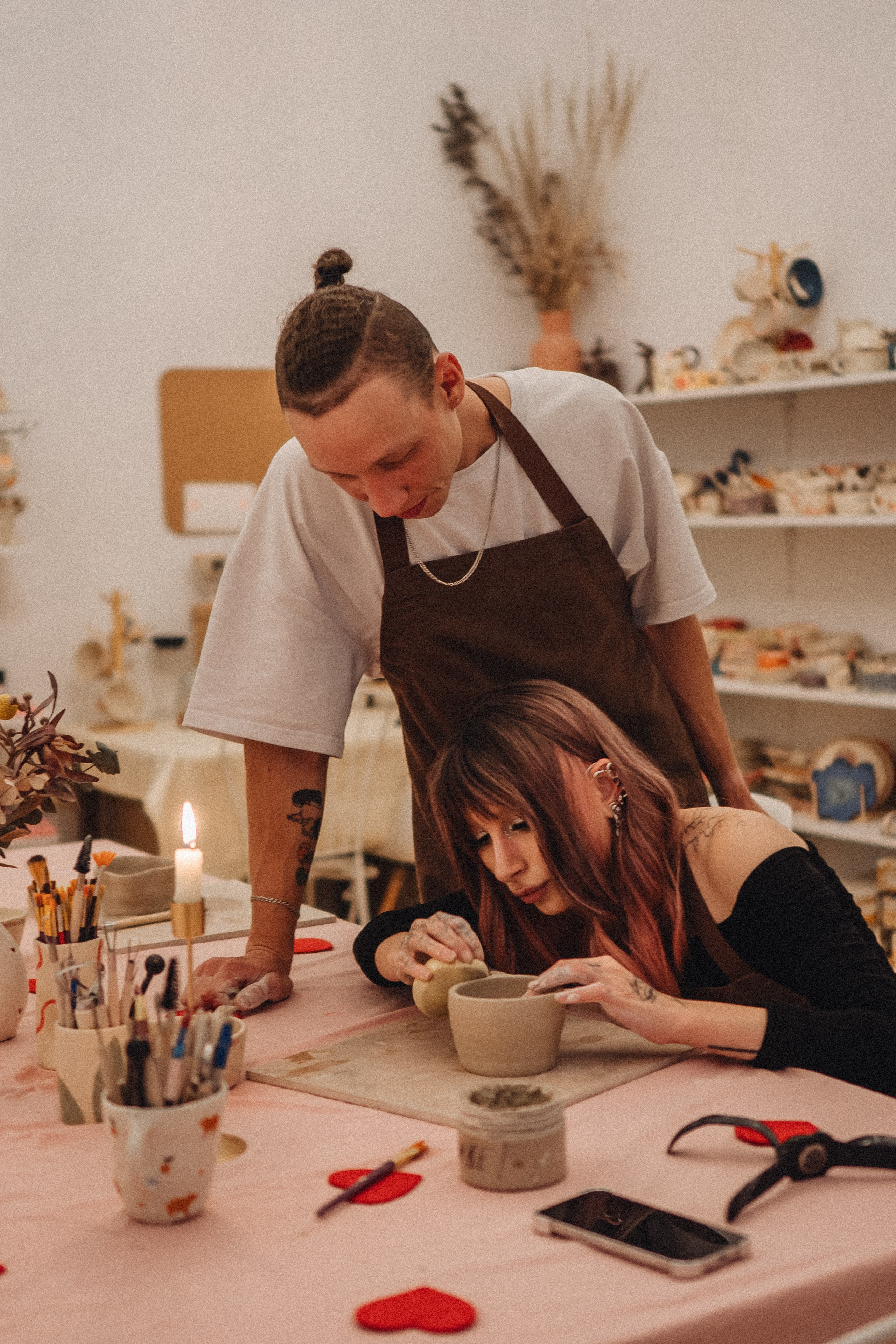 СВИДАНИЕ В ГОНЧАРНОЙ МАСТЕРСКОЙ. Профессиональный фотограф, Санкт-Петербург — Виктория Богомолова