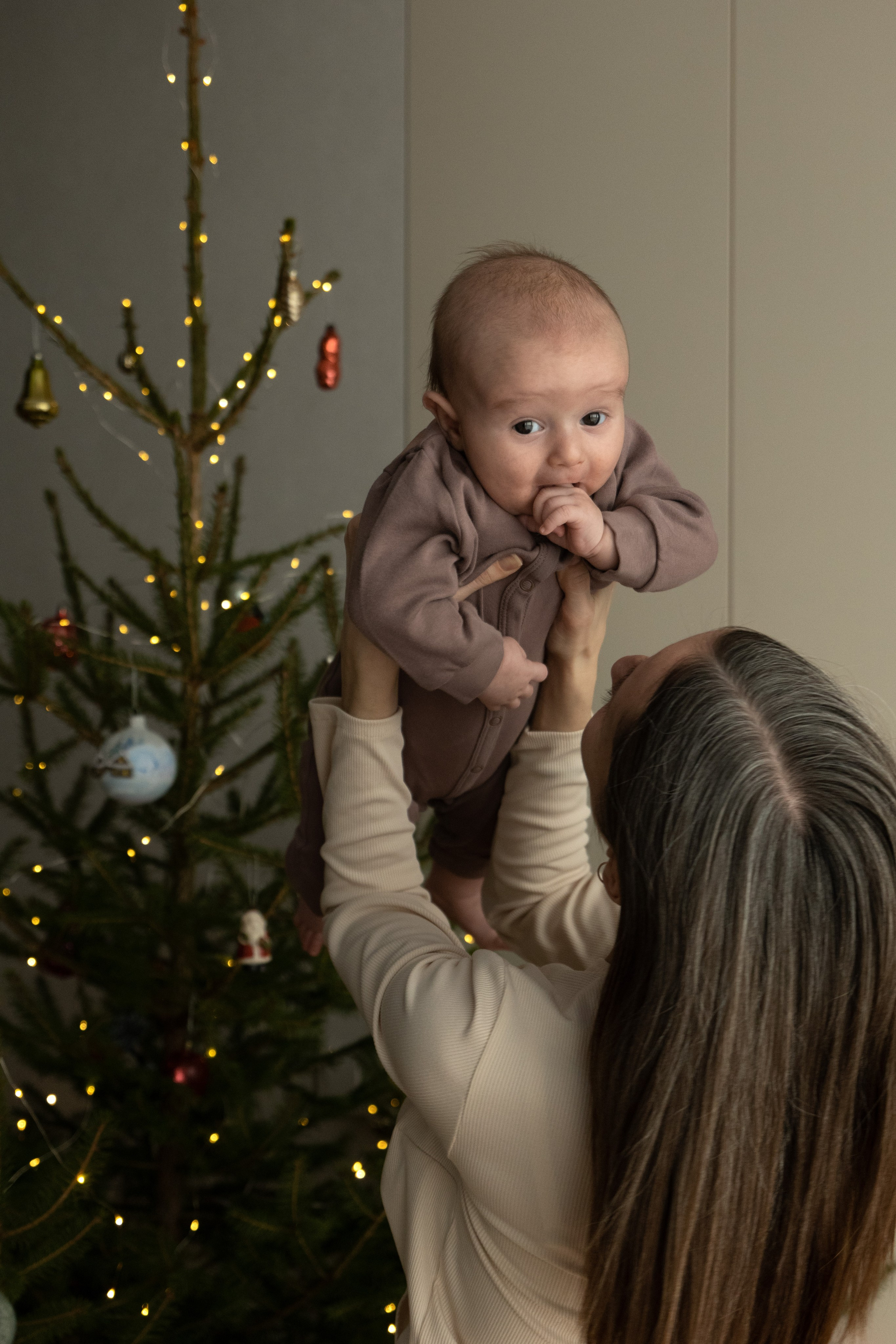 Домашняя новогодняя фотосессия с малышом. Фотограф видеограф Ольга Василевская