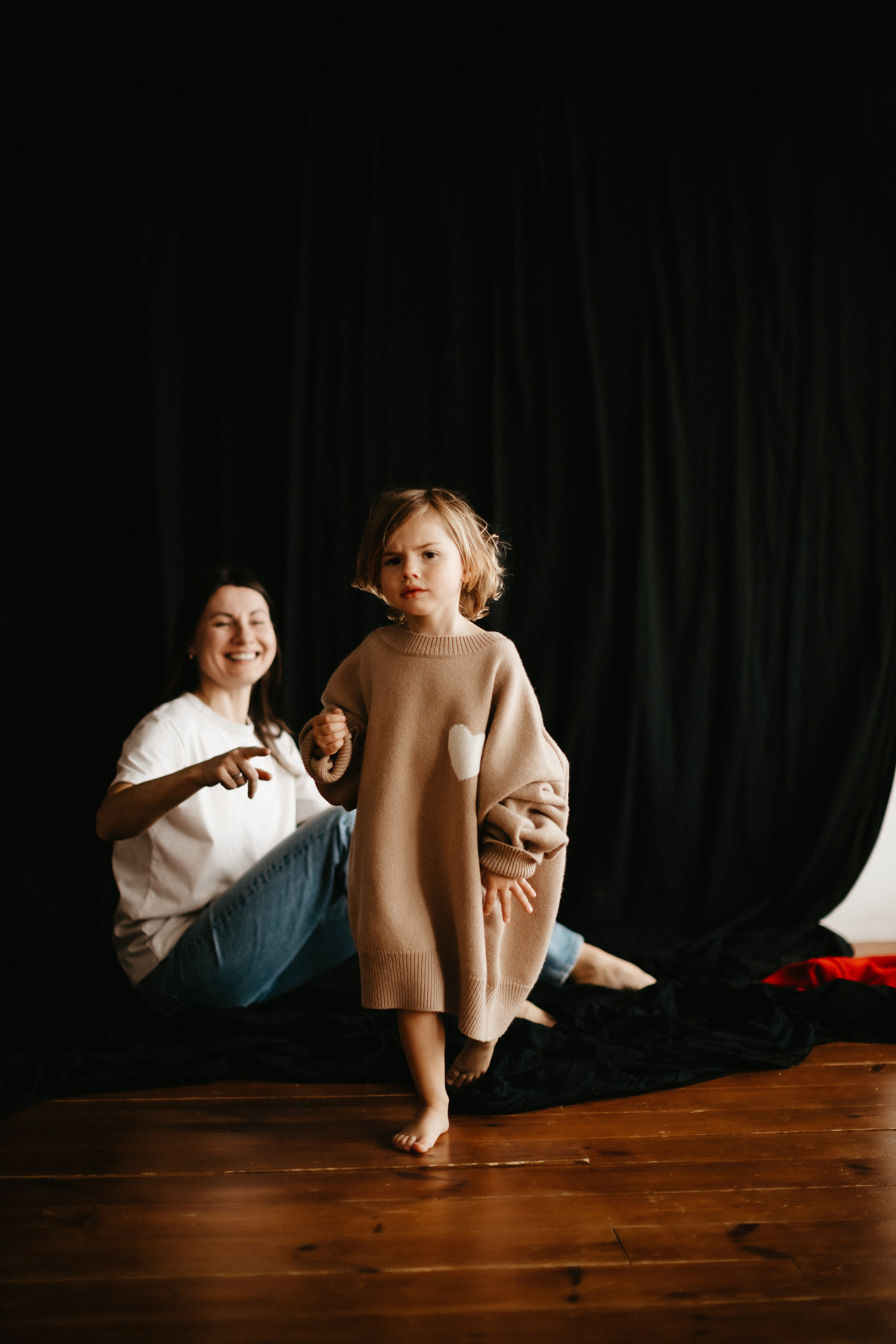 Мама и девочки. Евгения Пелипас