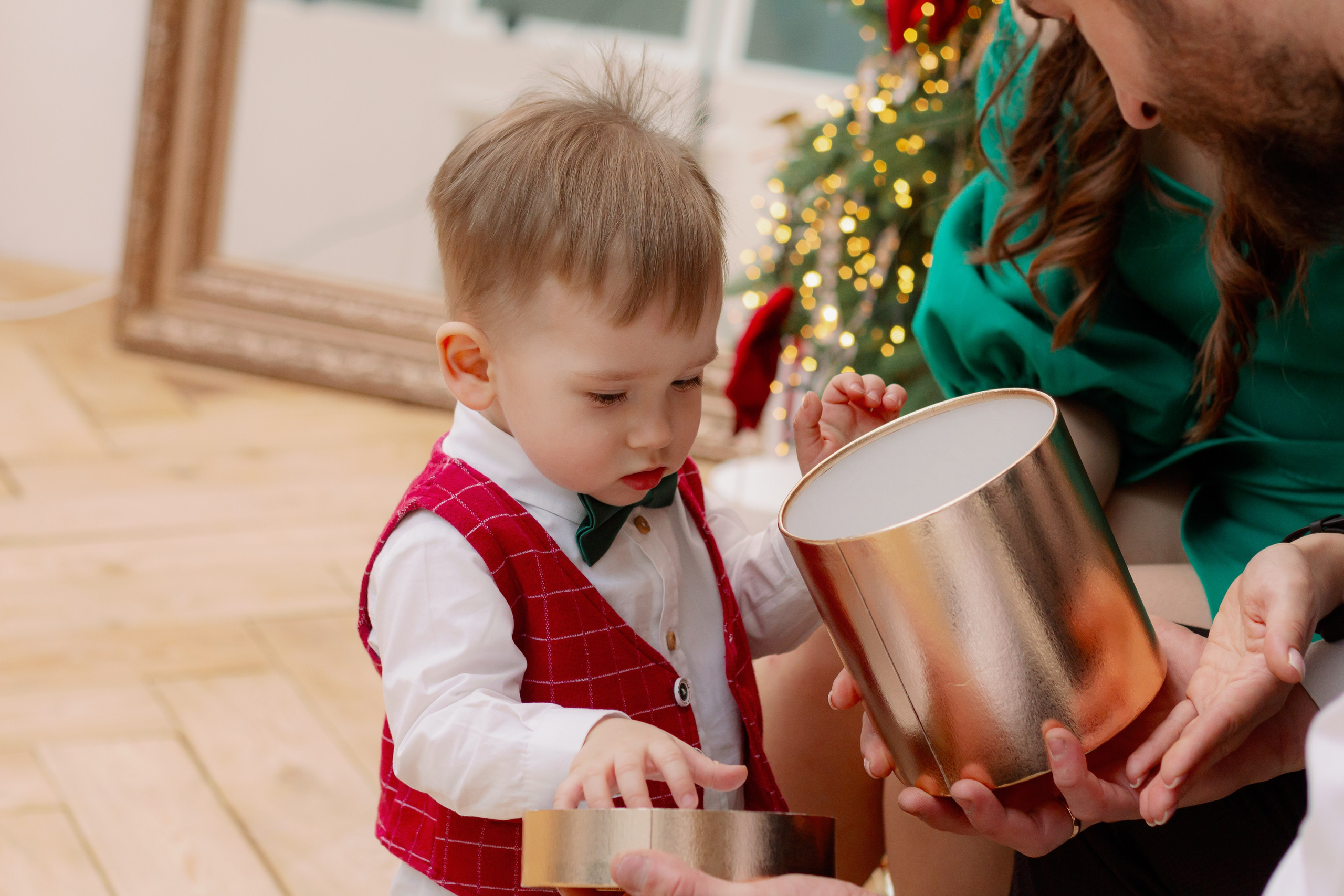 Время чудес! Семейная новогодняя фотосессия в студии, Екатеринбург. Фотограф в Екатеринбурге Пойгина Елена