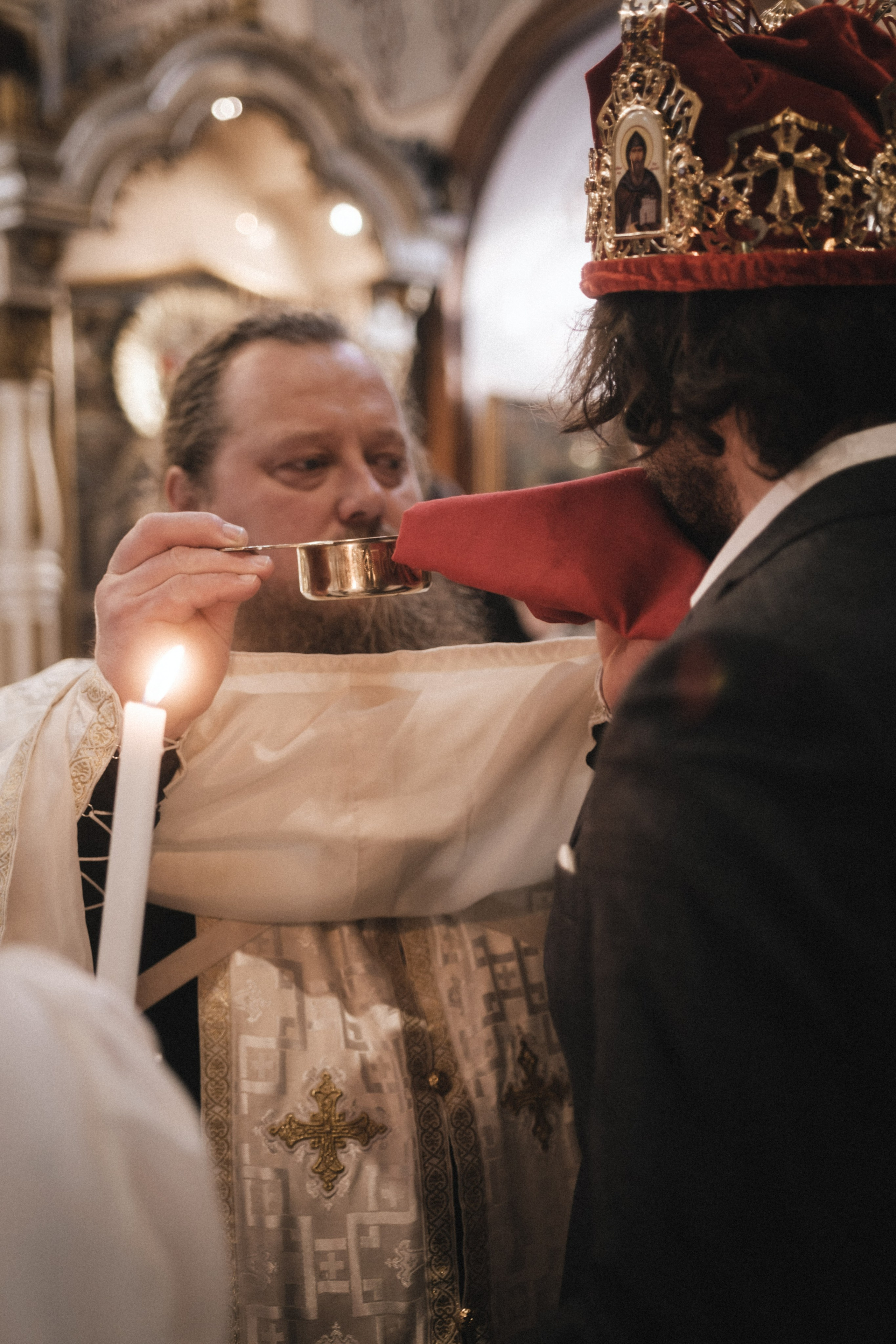 Венчание Дмитрия и Полины. Фотограф в Москве Максим Скоробогатов