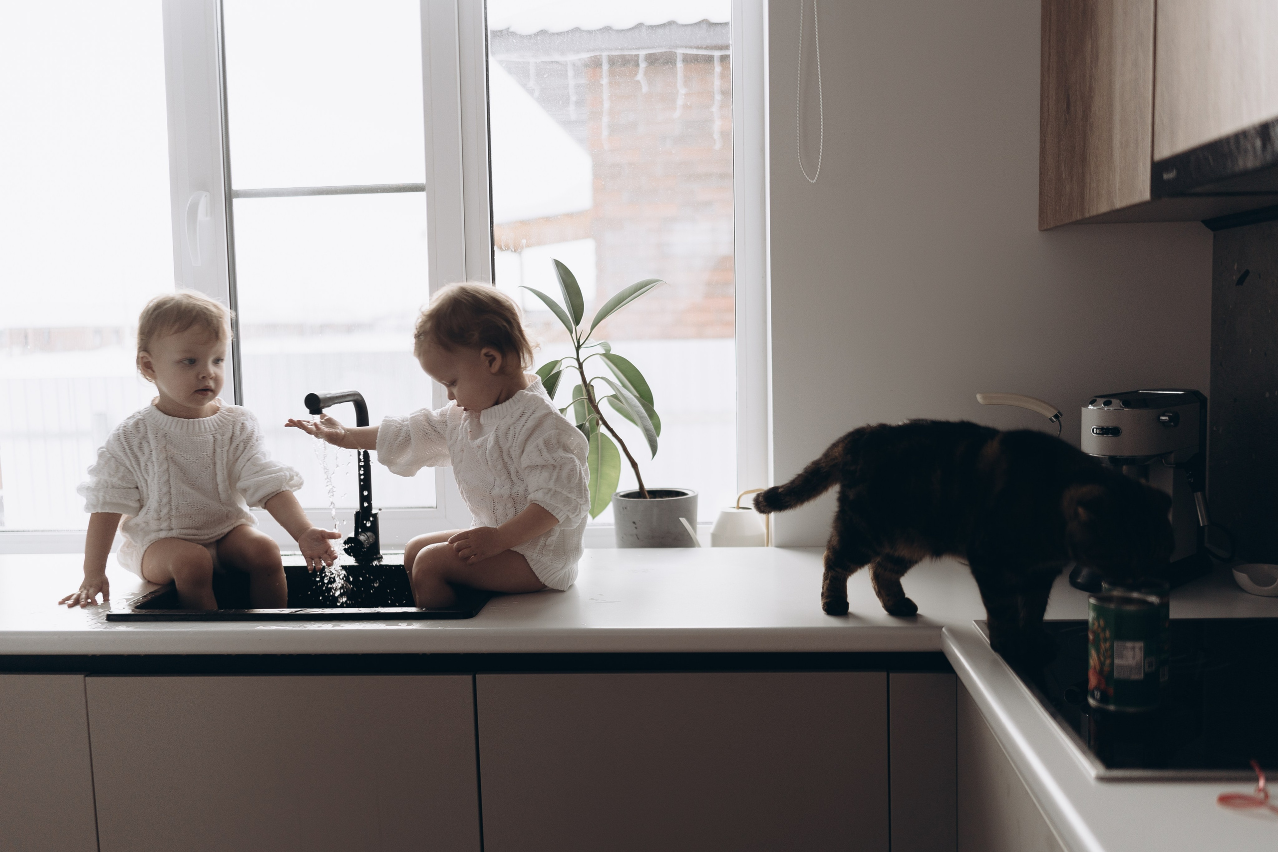 Лёша, Лена, Ева и Лея. Семейный и домашний фотограф в Уфе Ирина Гарасюта