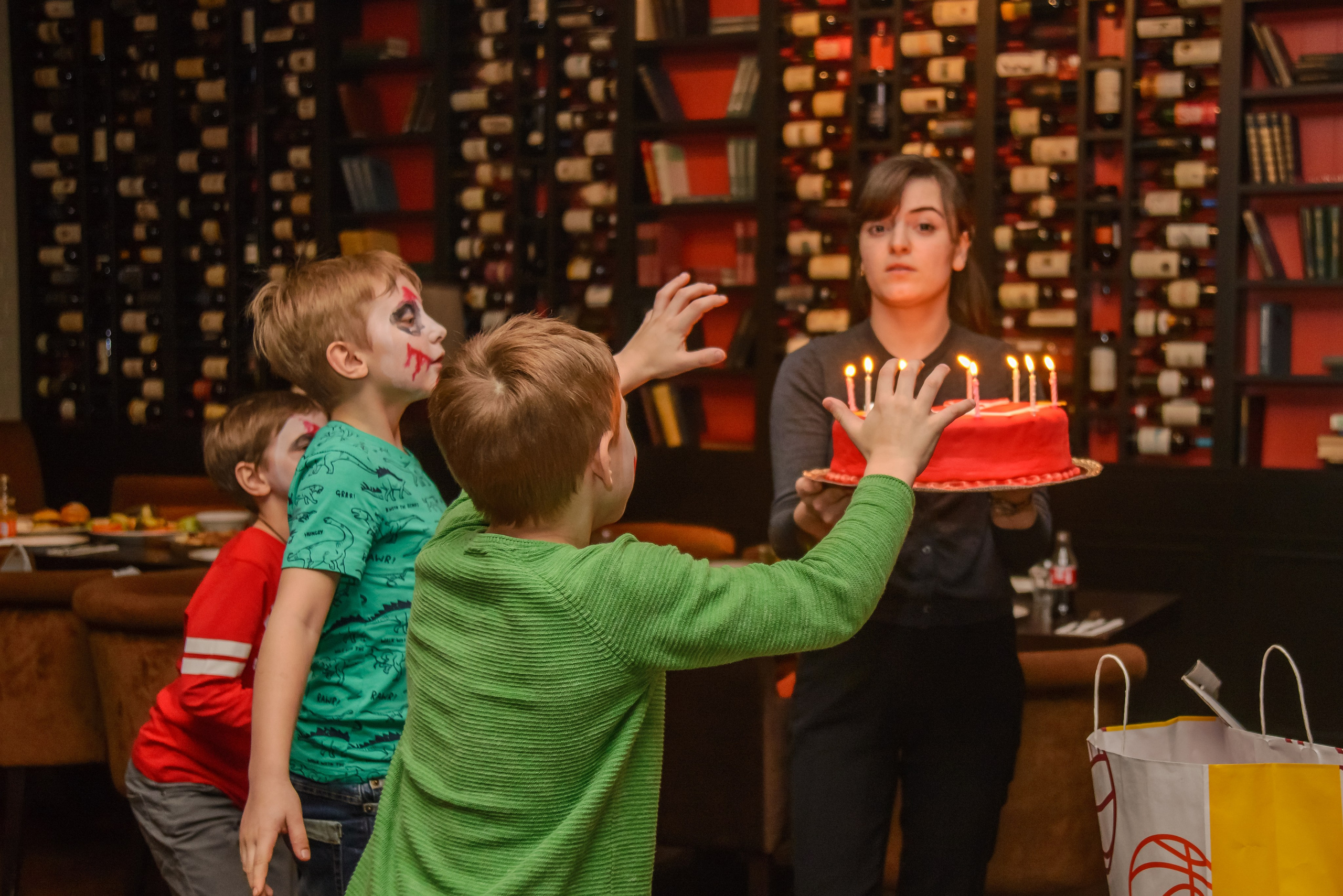 Детский день рождения в ресторане