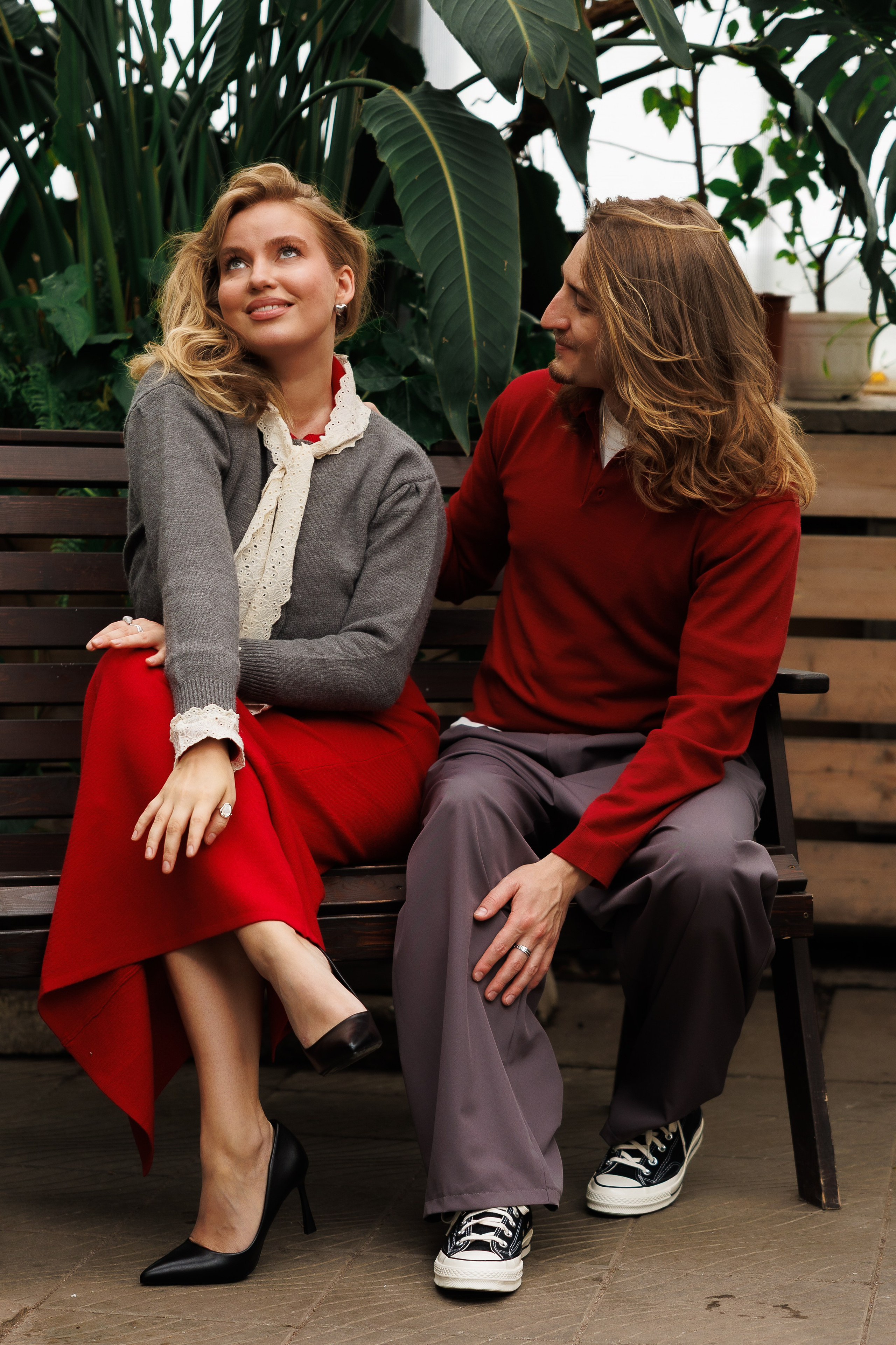 Предложение в оранжерее. Свадебный и семейный фотограф в Москве Красинская Мария