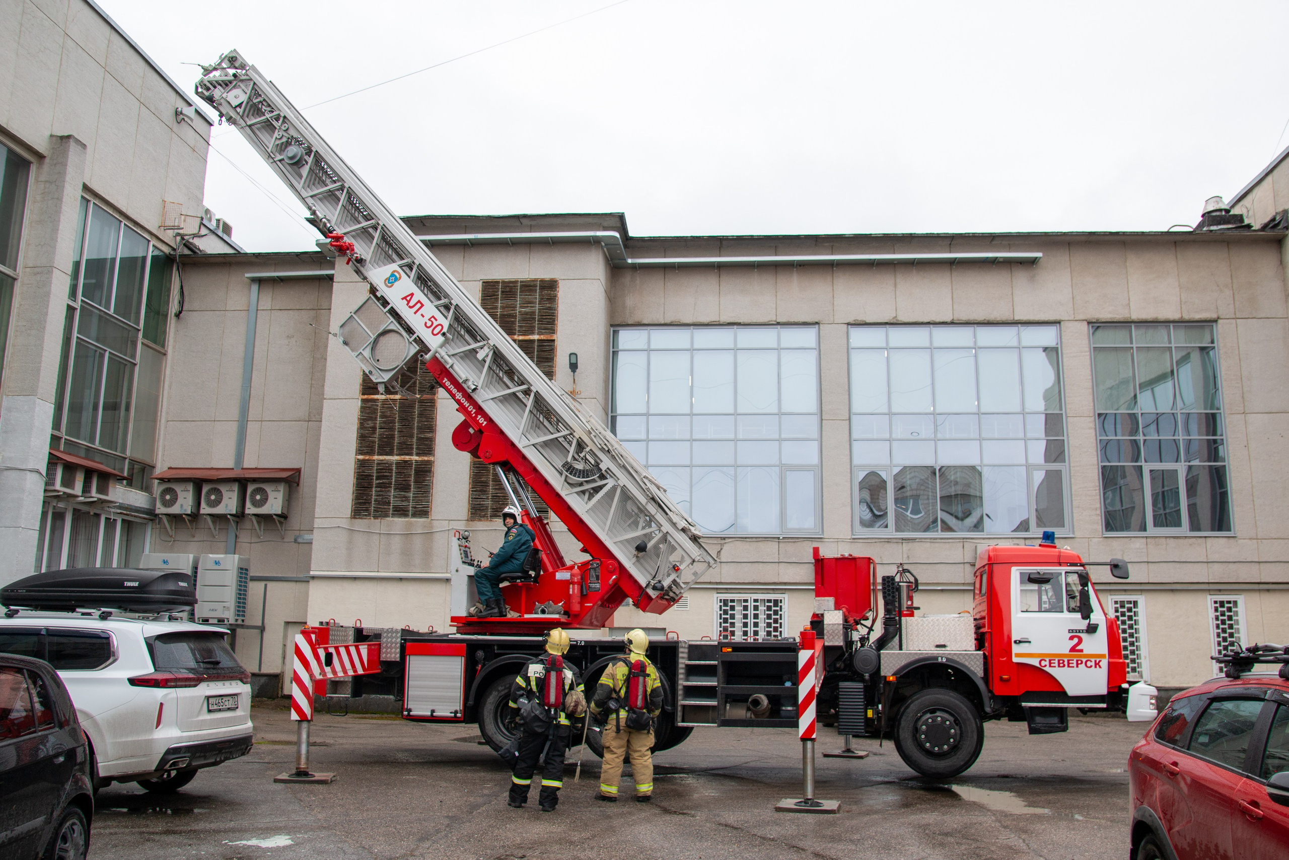 Репортаж «Пожарная тренировка». Ваш фотограф Северск | Томск