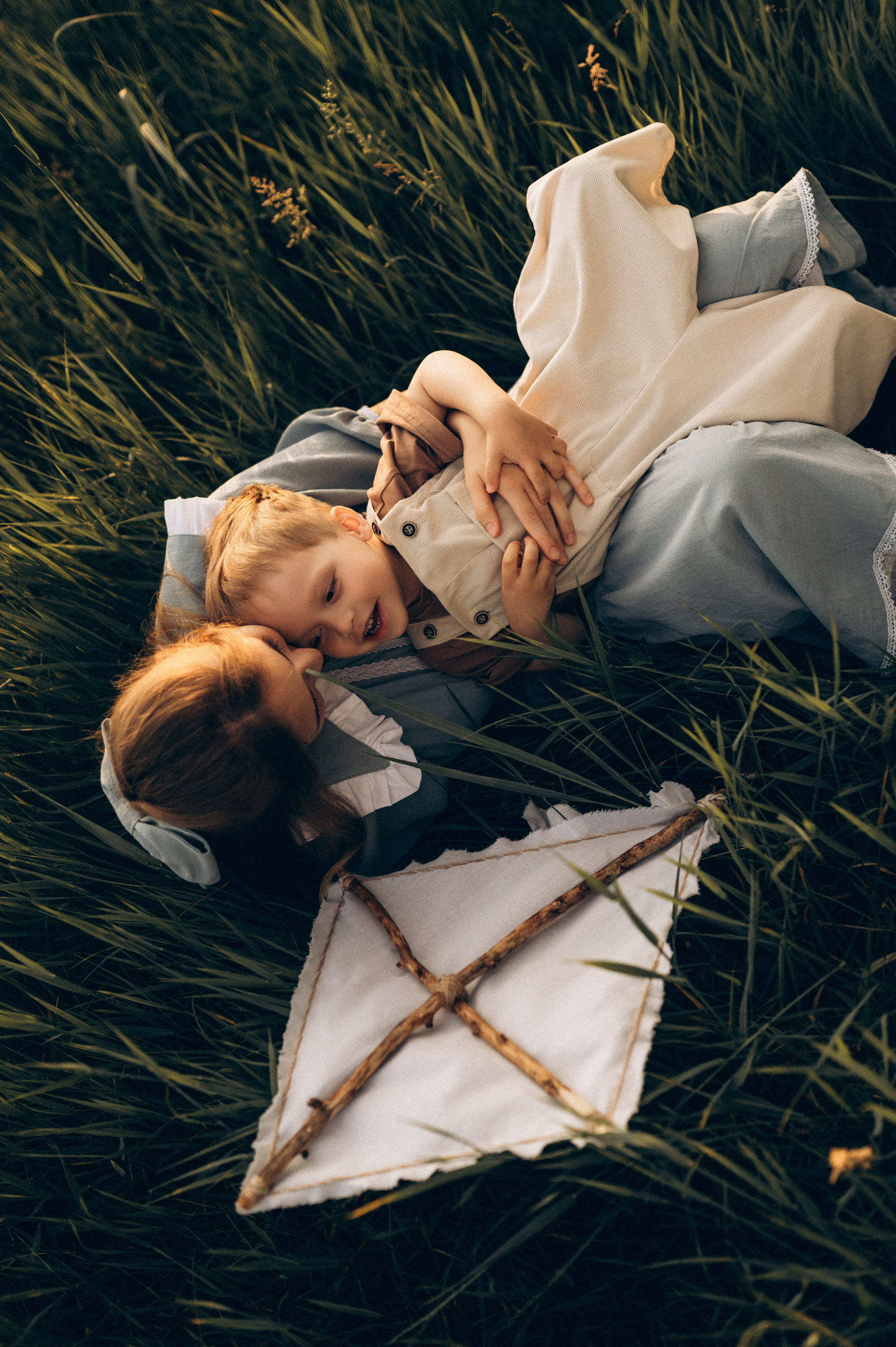 Фотосессия на природе мамы и сына. Фотограф Алексин, Тула