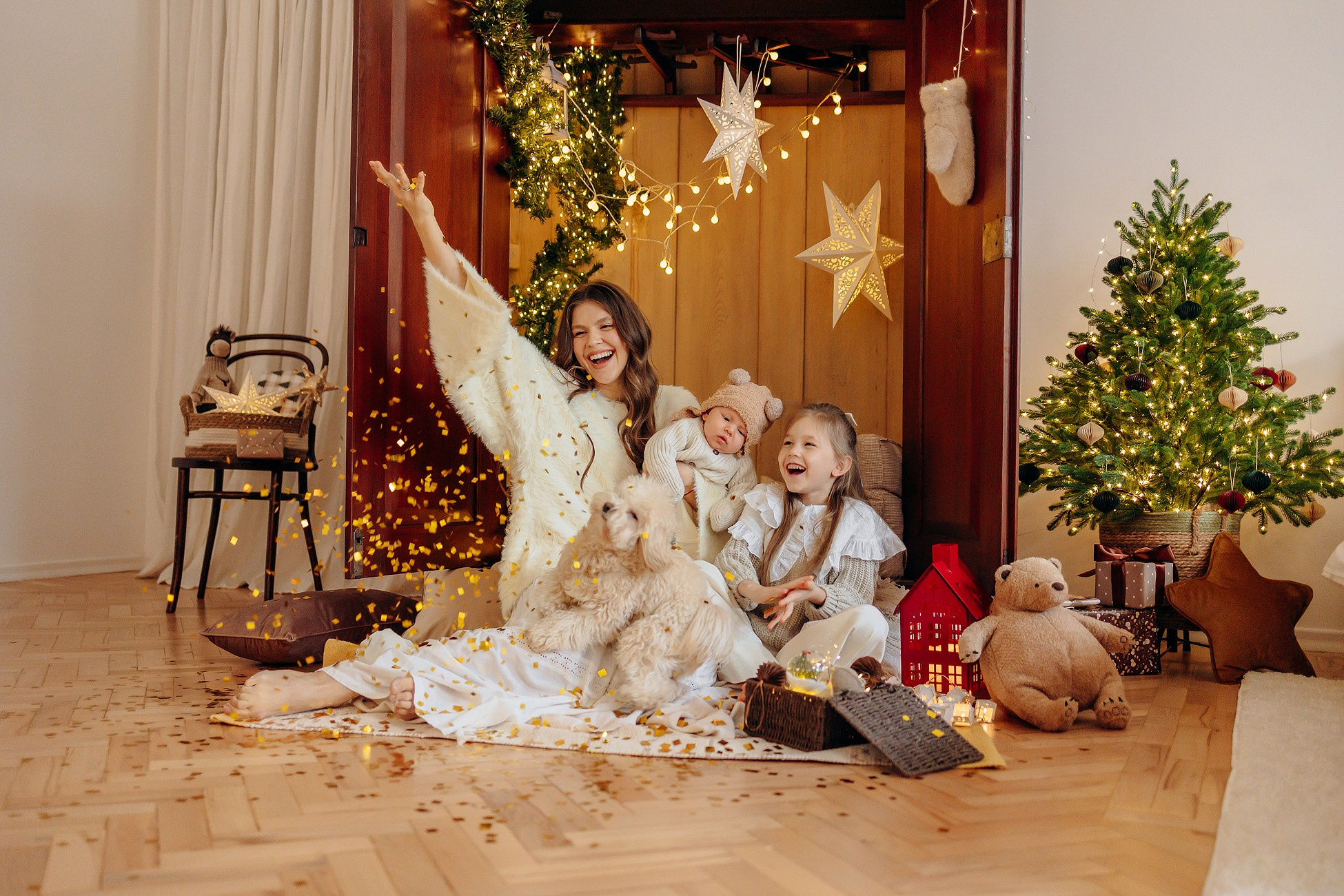 Новогодние чудеса. Семейный фотограф в Пензе Мария Левина