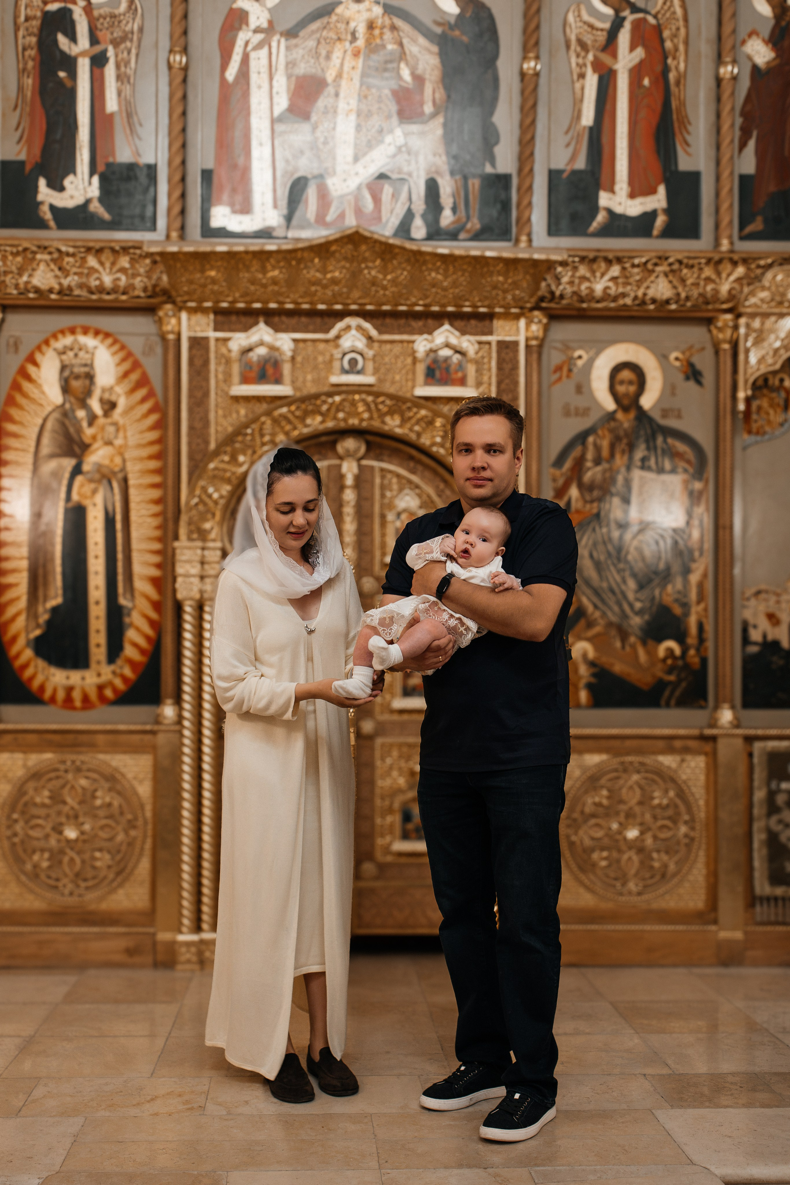 Крещение Анны. Семейный фотограф в Москве Алина Киблина