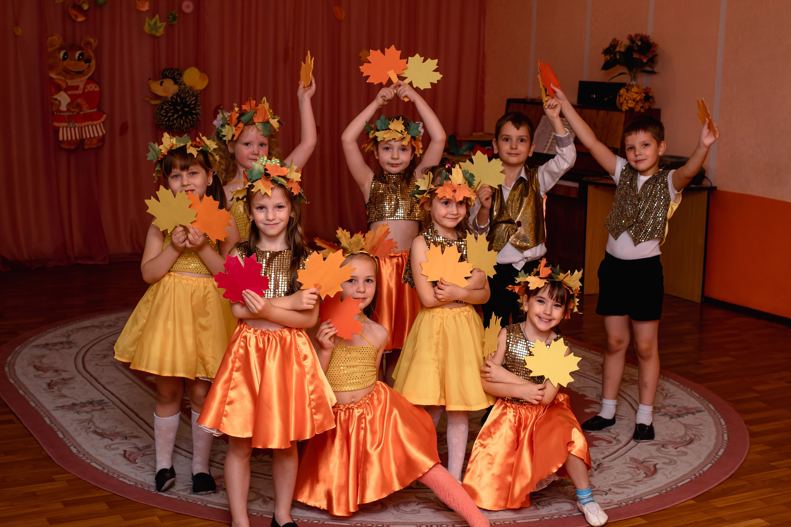 Осенний праздник в детском саду. Маргарита. Семейный фотограф в Минске Приболовец Светлана
