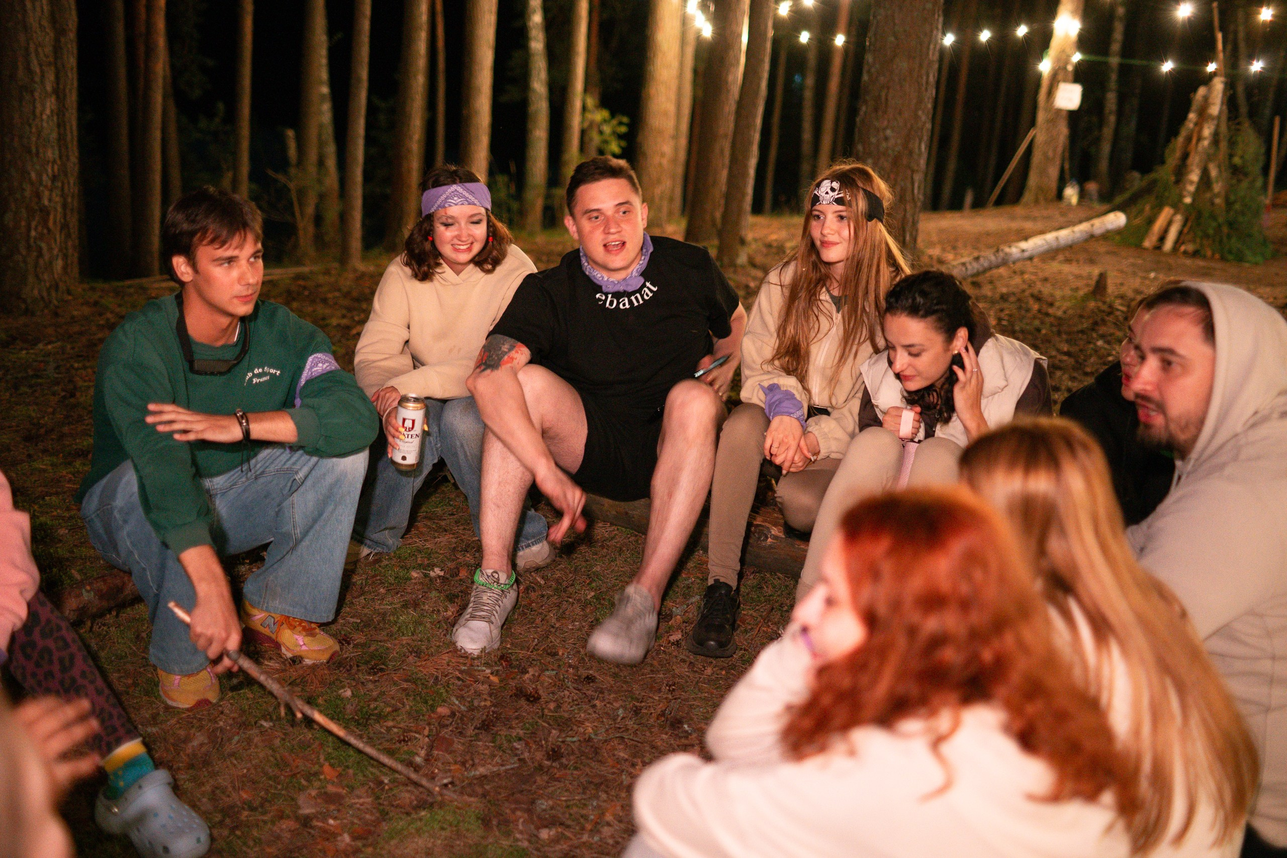 Лагерь пиратов для взрослых на острове на Волге. Фотограф Сергей Красильников