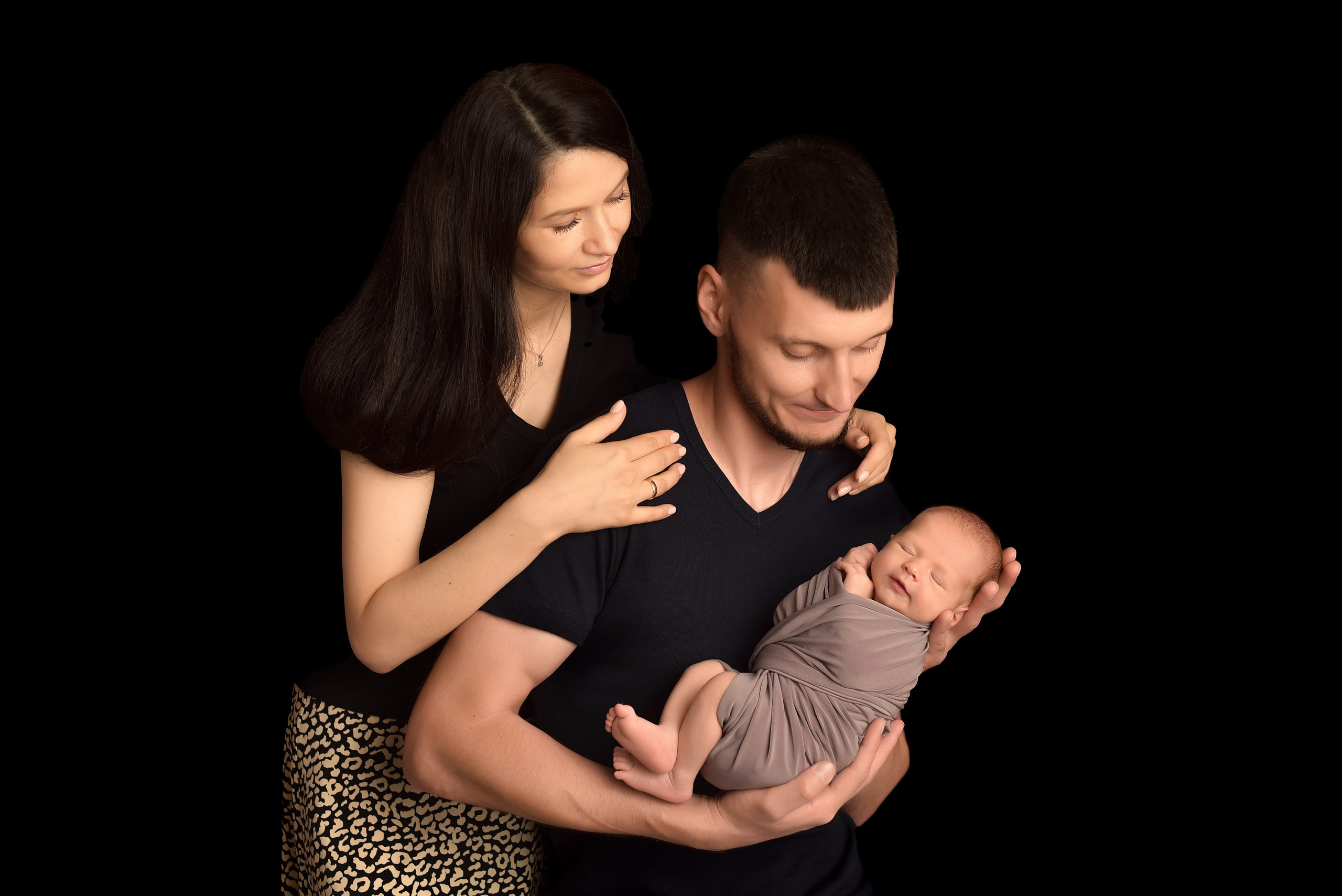 Кадры с родителями. Елена Комиссарова-фотограф новорожденных в г. Иваново