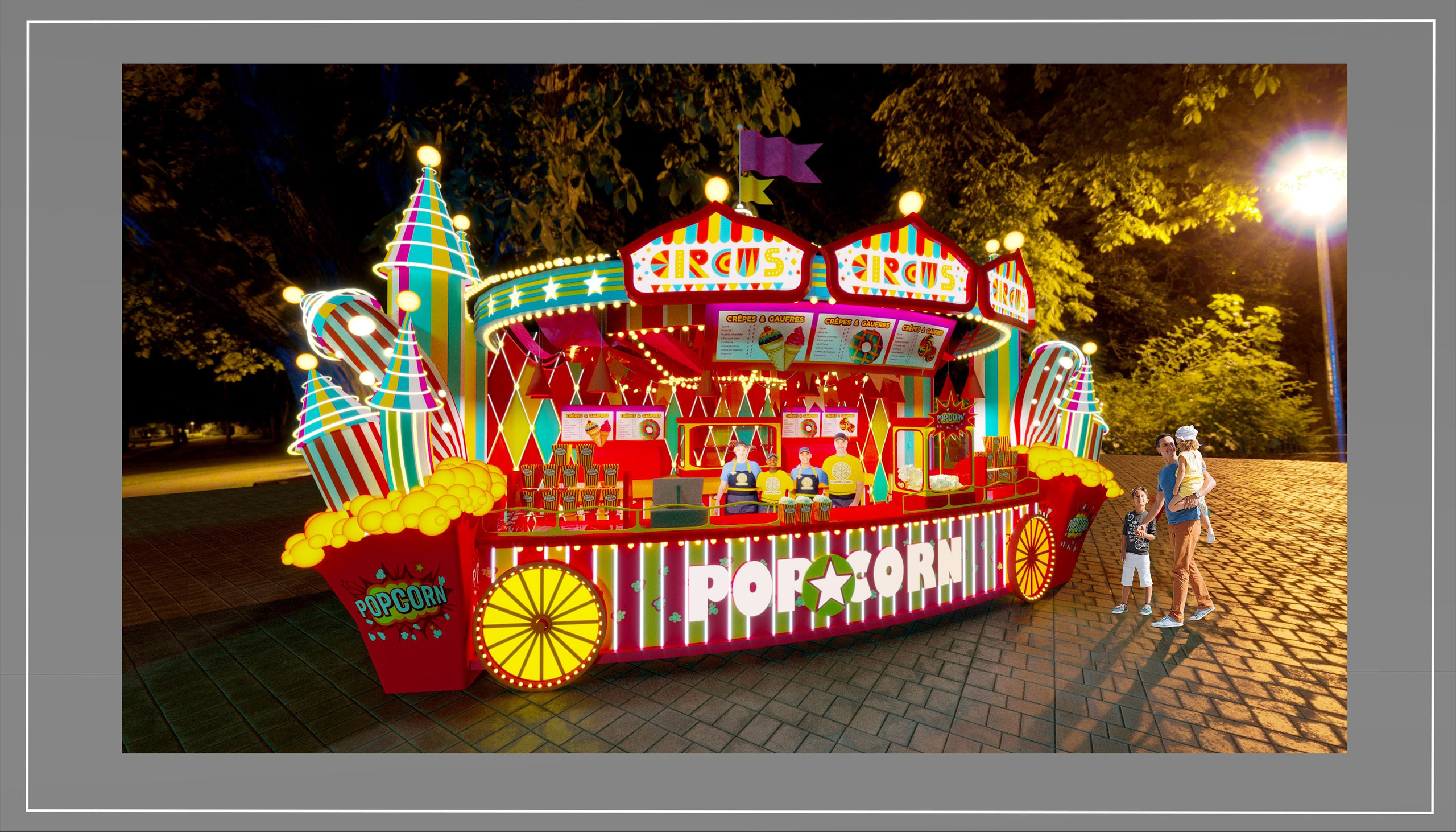 THEMED PARK. Munina Dina. Set design portfolio