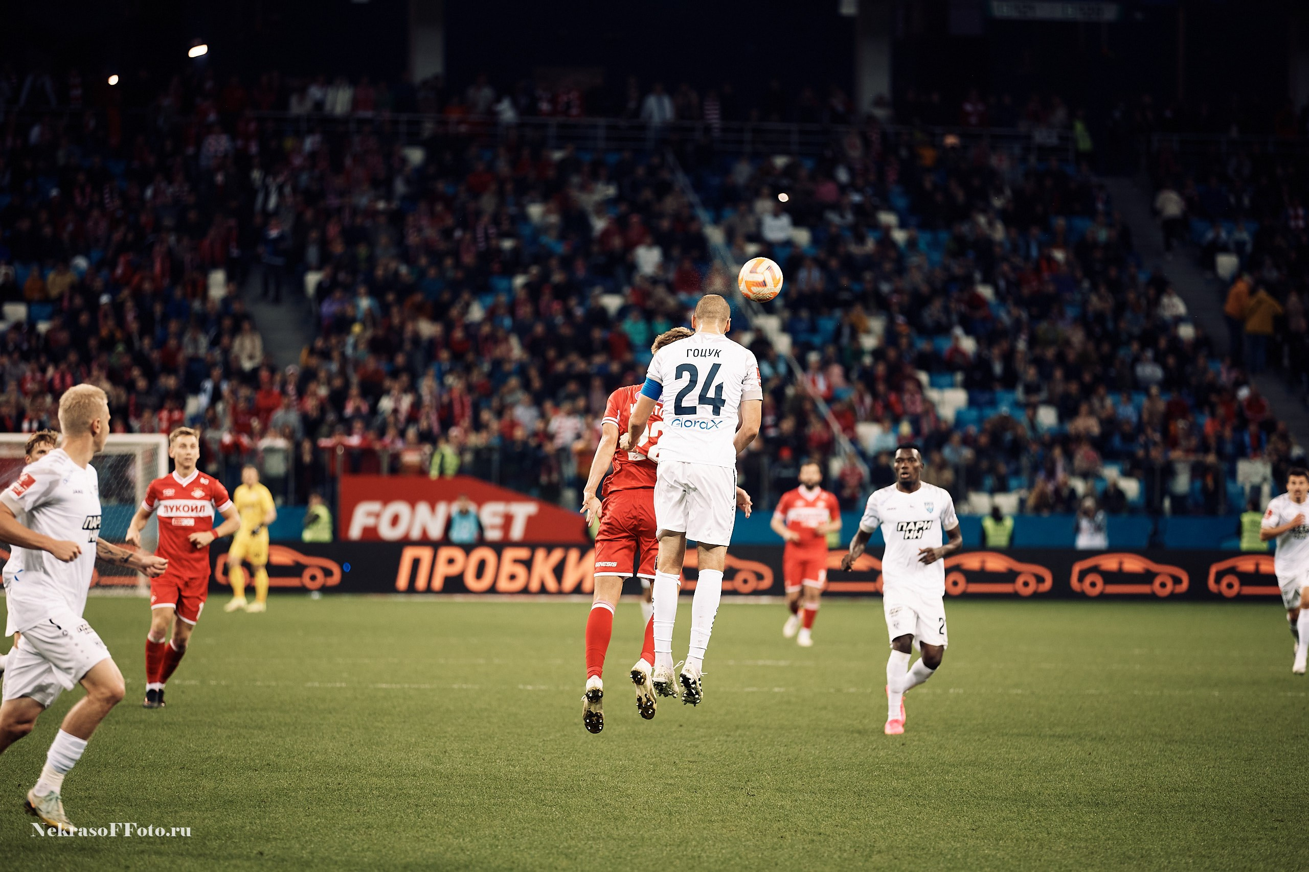 РПЛ ФК Пари НН- ФК Спартак. Спортивный фотограф Некрасов Денис