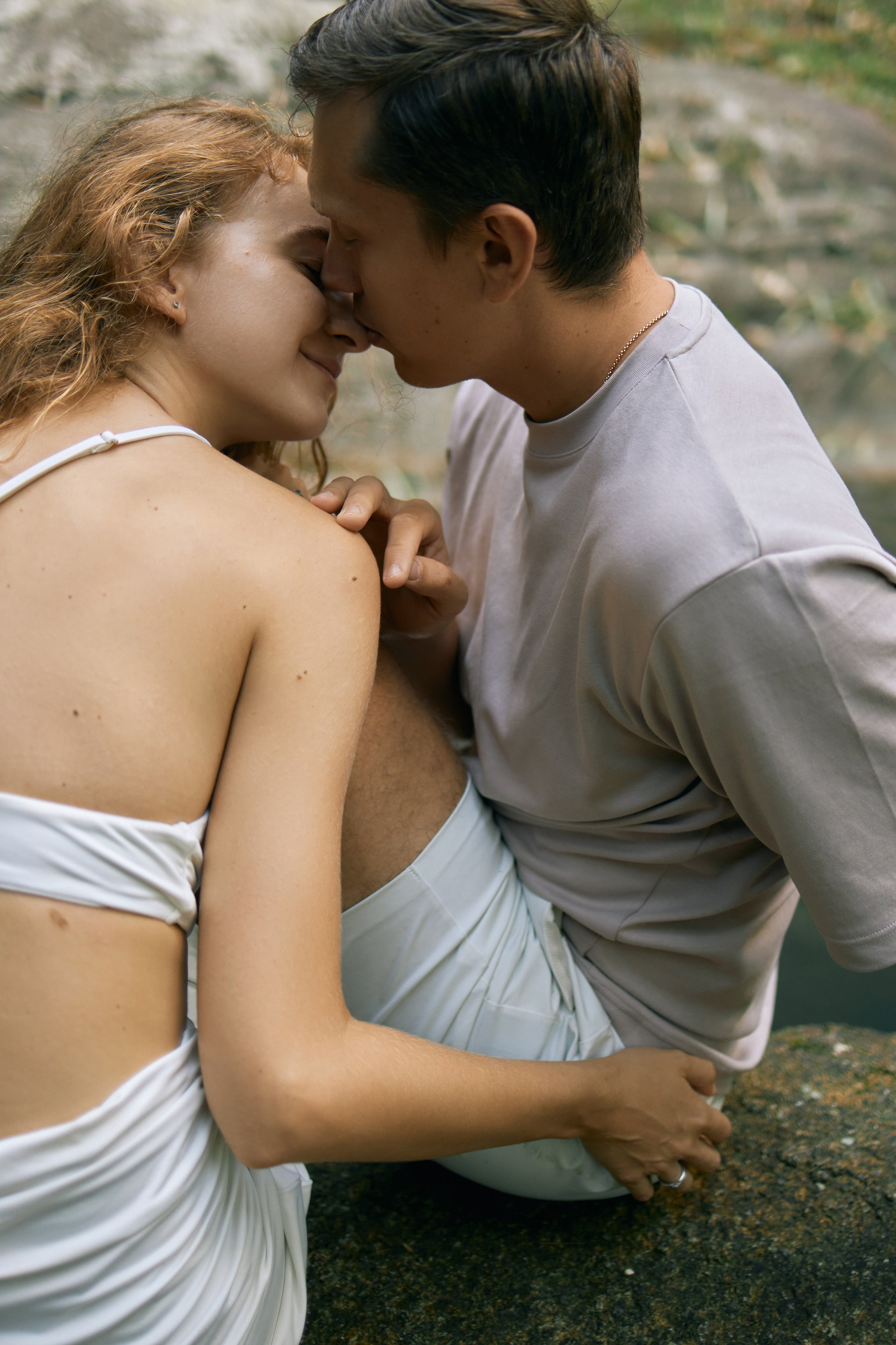 парная съёмка на водопаде