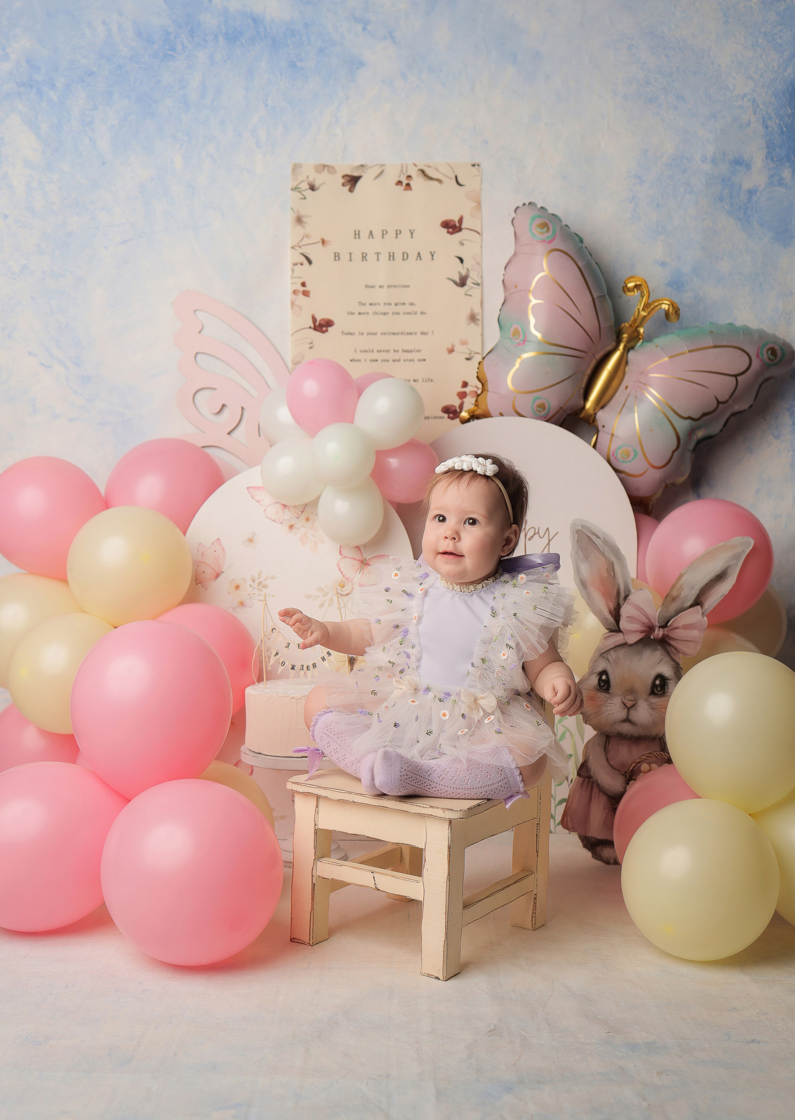 Анечка, 1 годик. Фотограф новорожденных в Новокузнецке Анна Горошникова