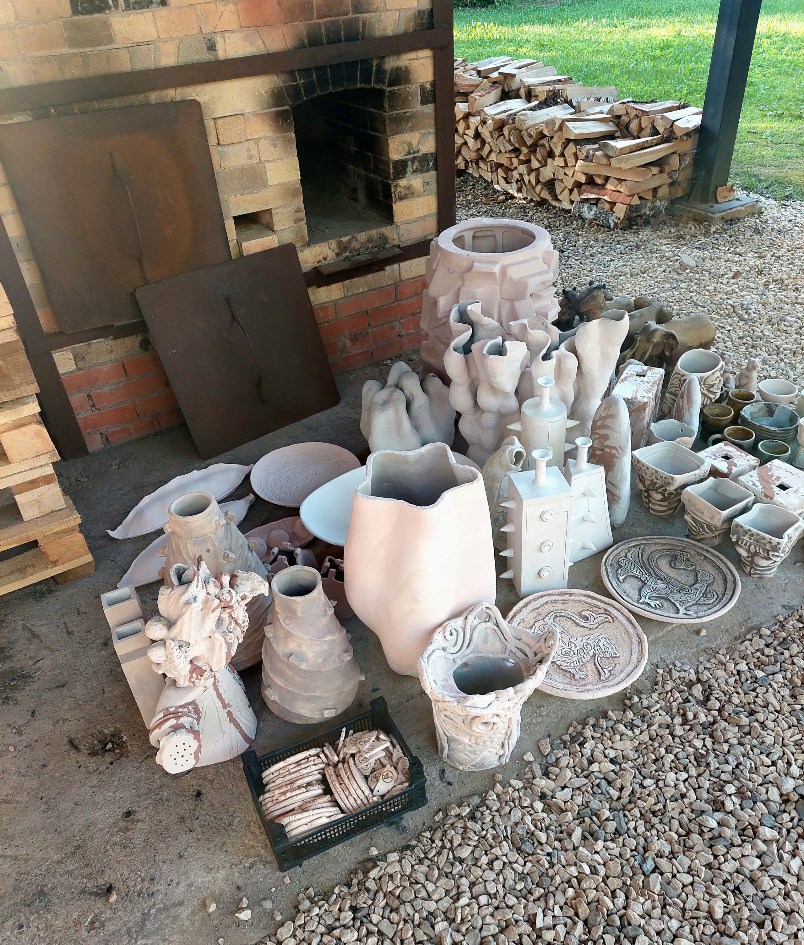 Дровяные обжиги. Мстинская Гончарня