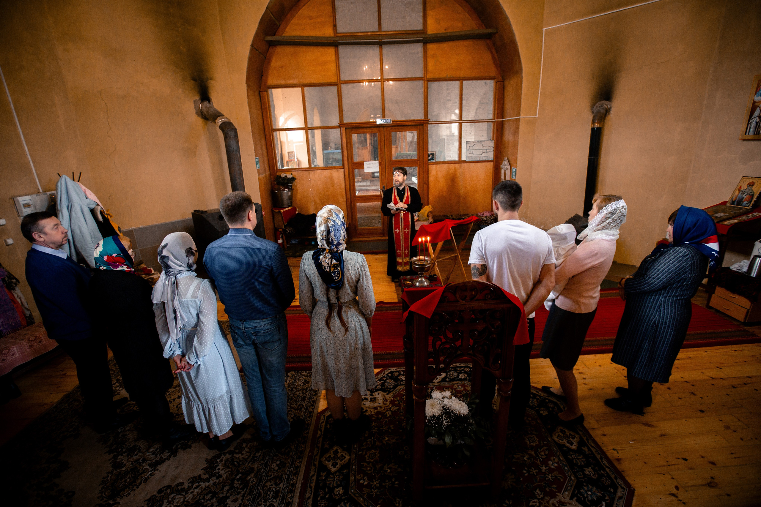 Крещение ребёнка в храме. Фотограф Рябинин Евгений. Нижний тагил\Екатеринбург