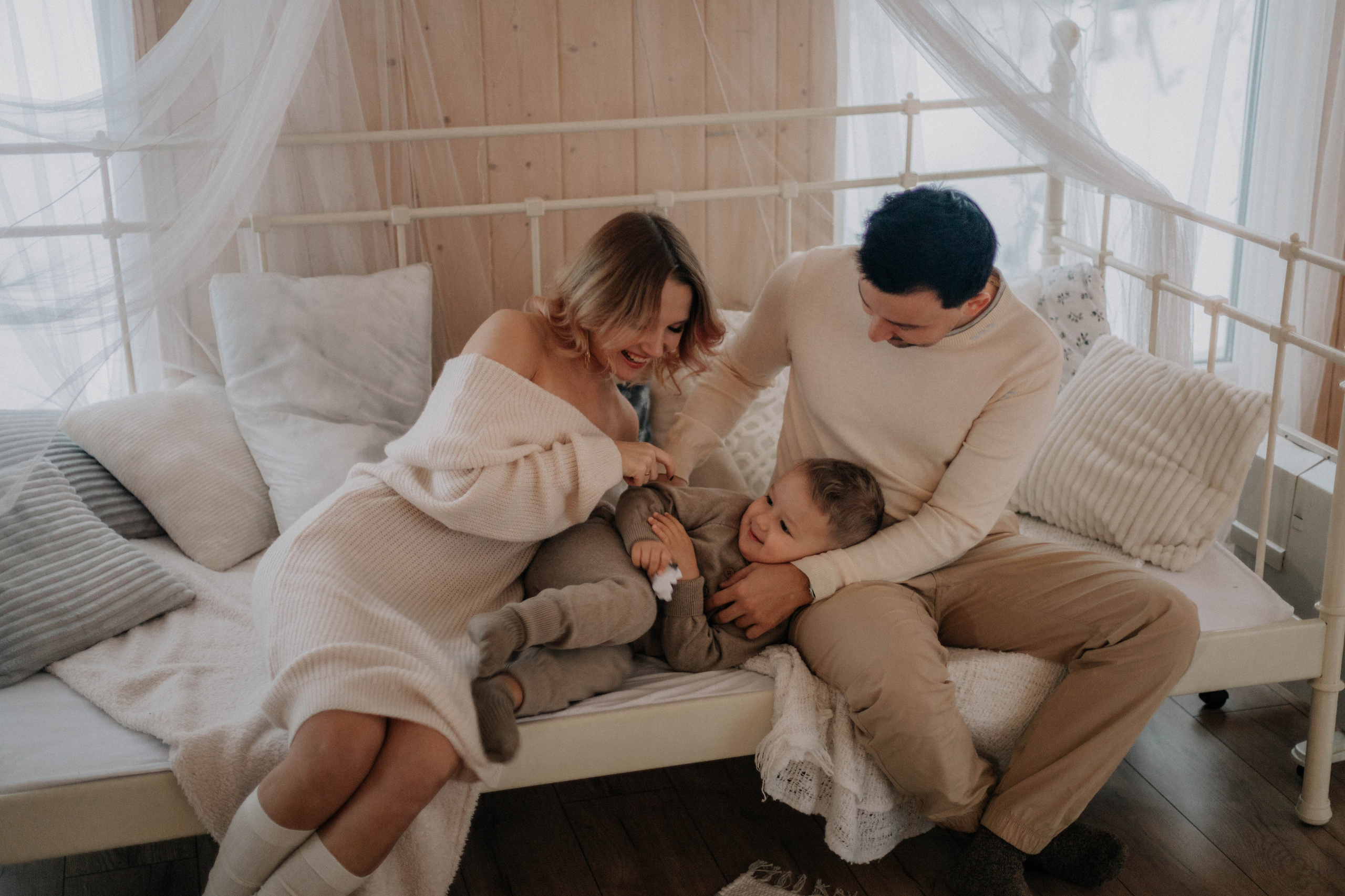 Аня и семья Фотодеревня. Семейный и свадебный фотограф Видное Москва Екатерина Пятова