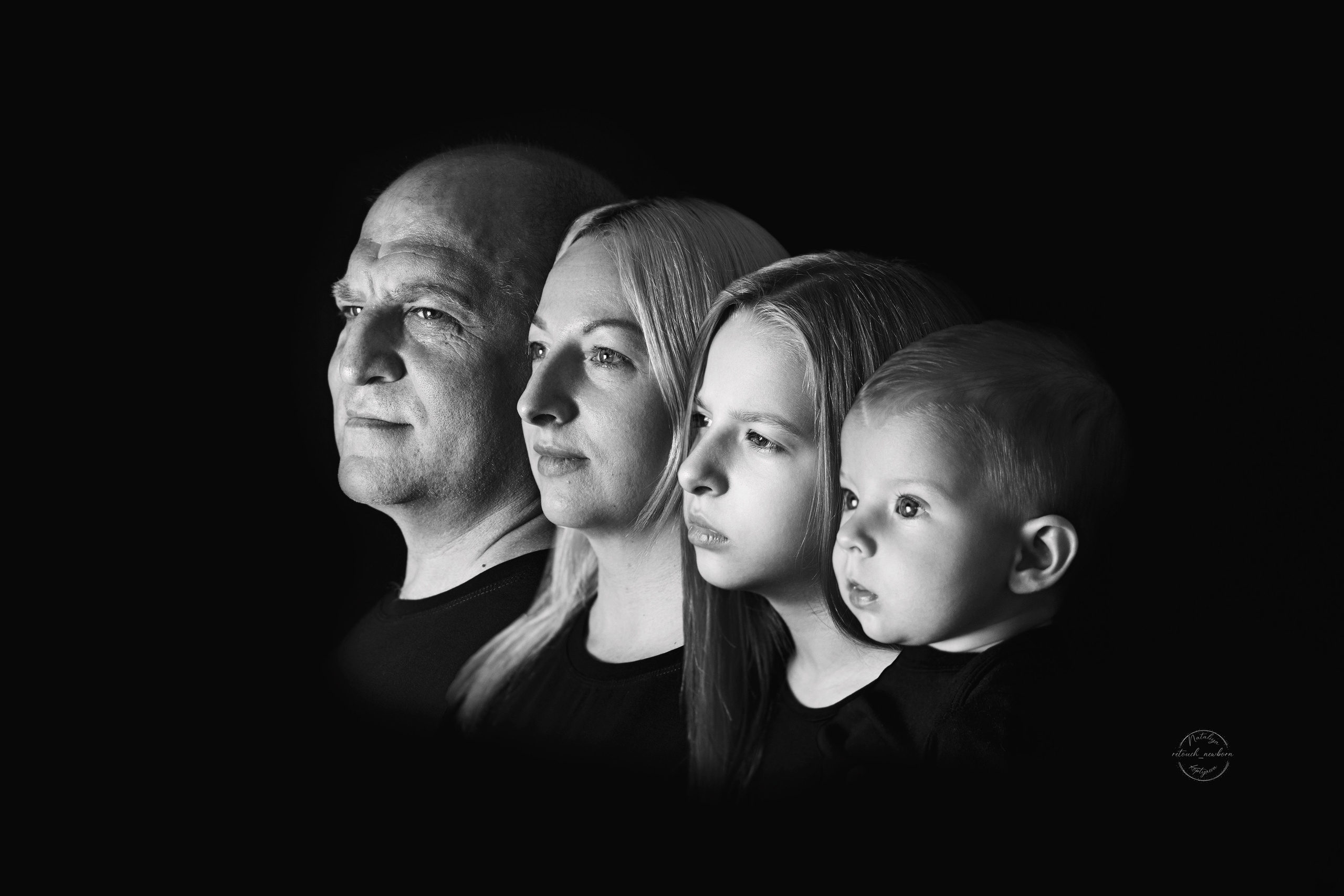 Портрет «ПОКОЛЕНИЙ». Ретушь новорожденных, обучение ретуши новорожденных, Наталия Коптяева