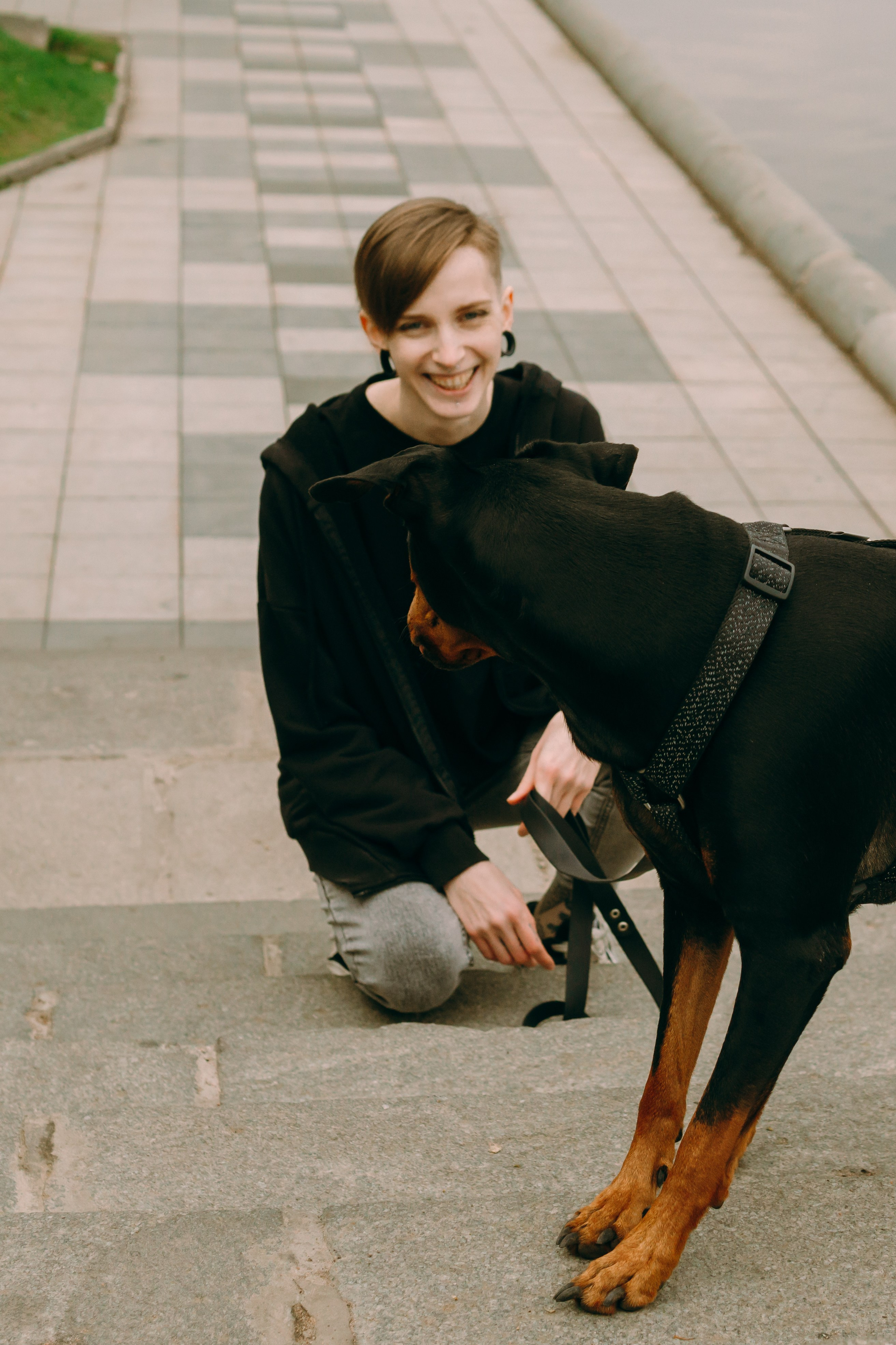 Кира, Максим и Аскара. Фотограф-анималист Ксения Воробьева, Москва