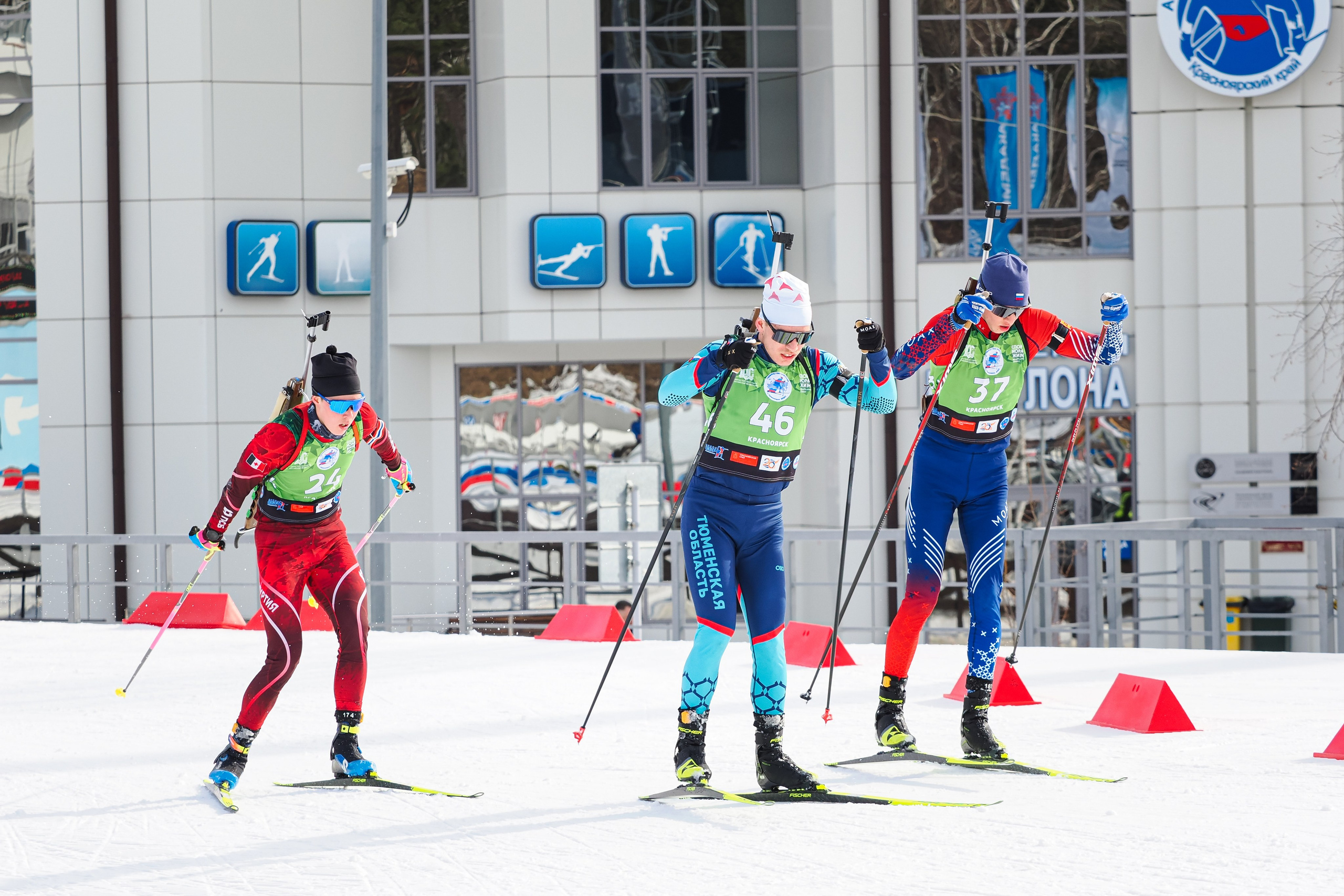 Биатлон / Первенство России. Репортажный фотограф Алексей Козьмин