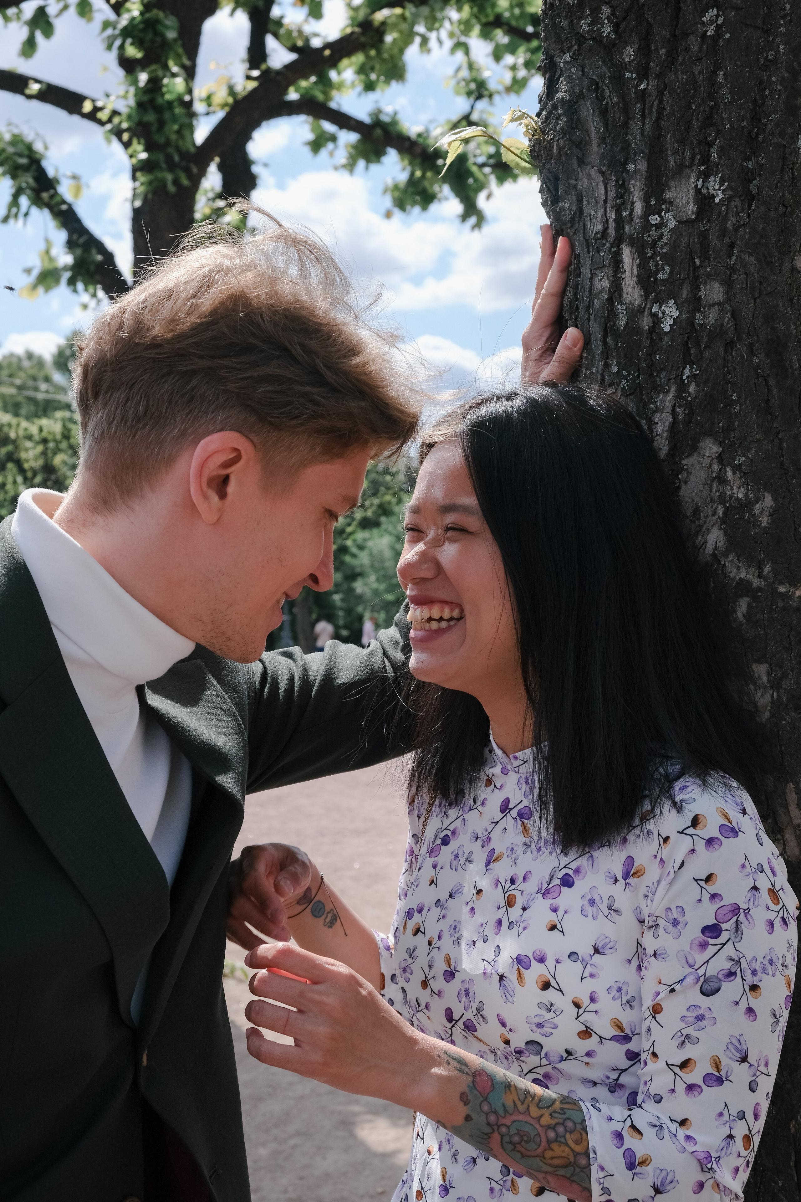 В саду. Питерский фотограф