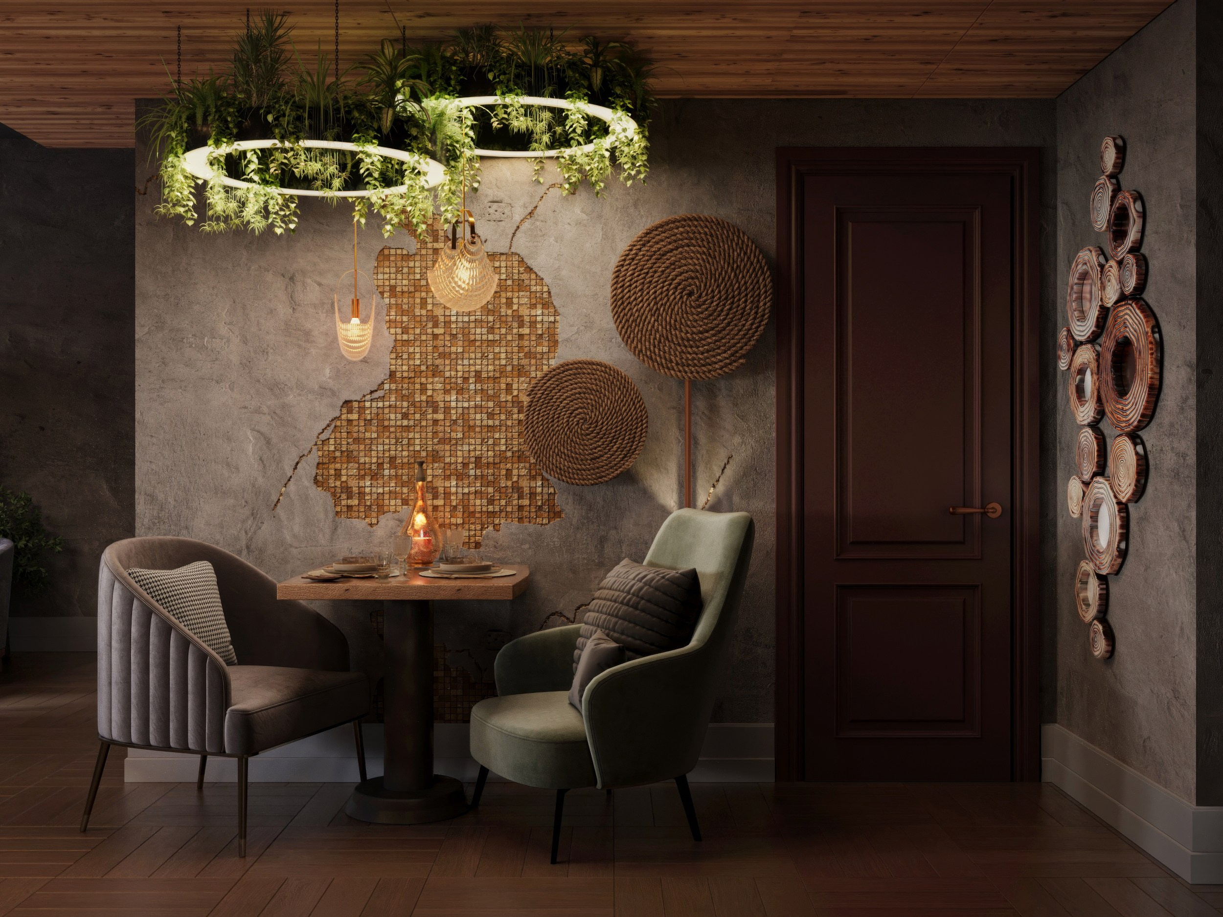 Ресторан восточной кухни. 3D-визуализатор Александр Зиновьев