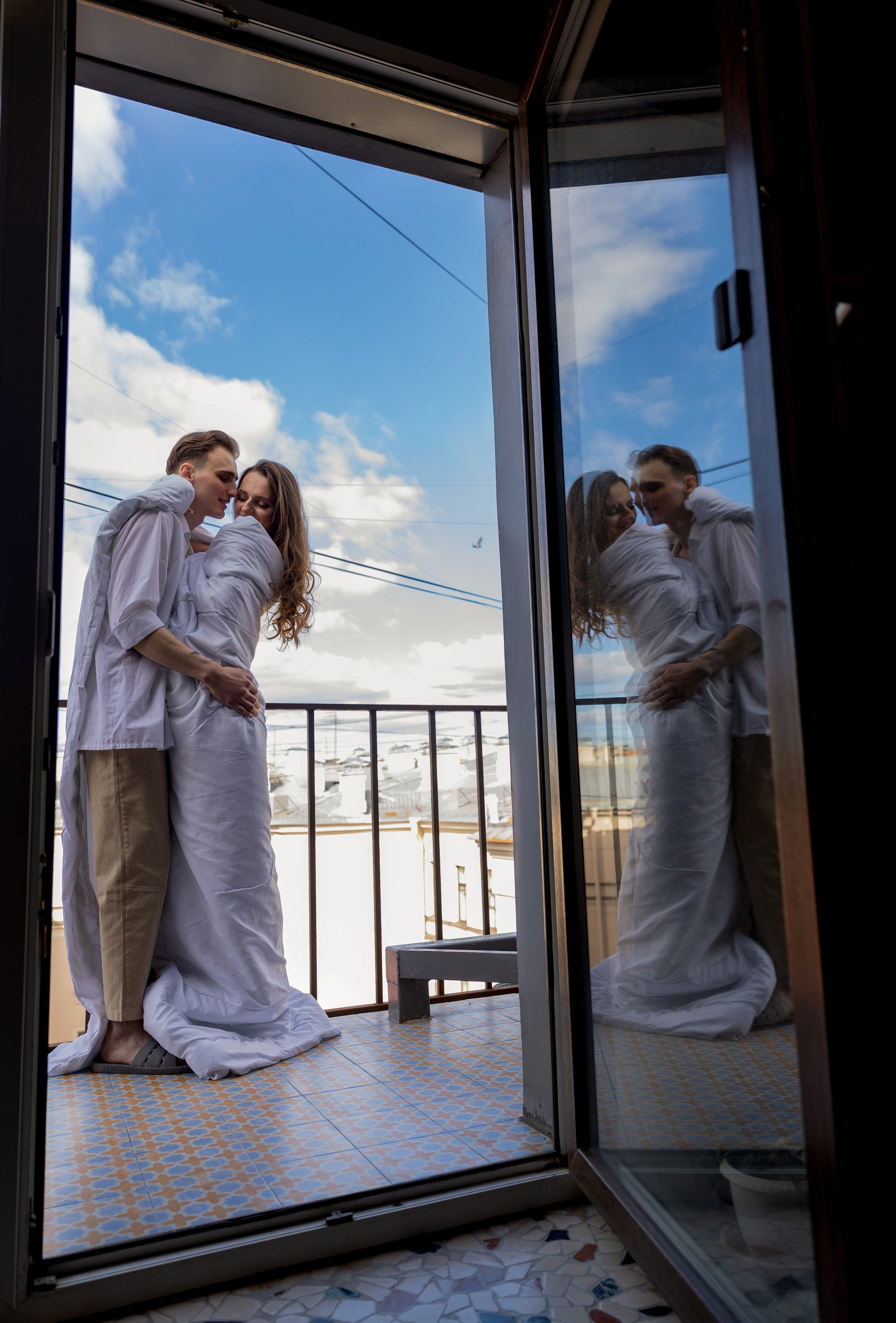 Мы гуляли по крышам Питера. Свадебный и семейный фотограф в Карелии