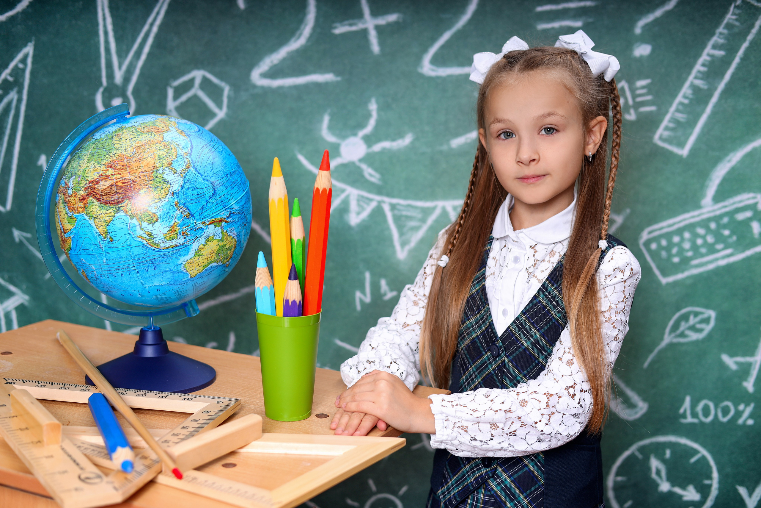 Фон Школьная Доска. Фотостудия «Стремянка».Фотосессии в детских садах и школах