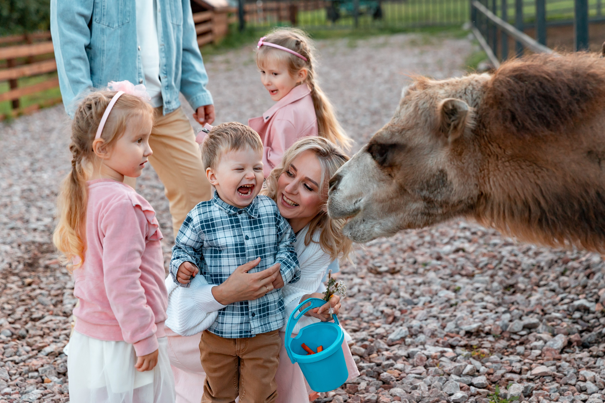 Семейная прогулка на ранчо. Детский и семейный фотограф в Красноярске Юлия Бирюкова