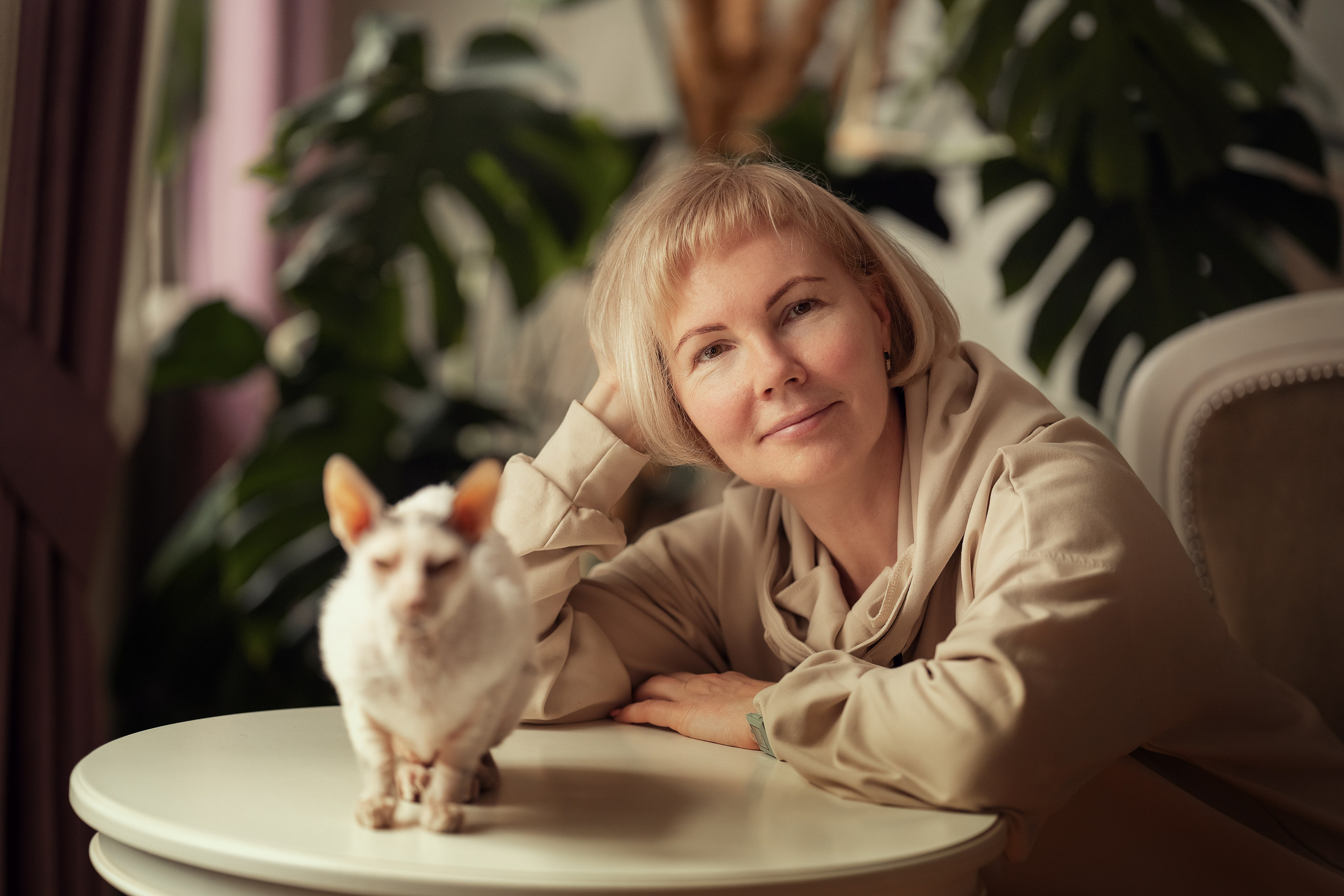 Семейная с кошками. Портретный и семейный фотограф в Санкт-Петербурге Татьяна Дубова