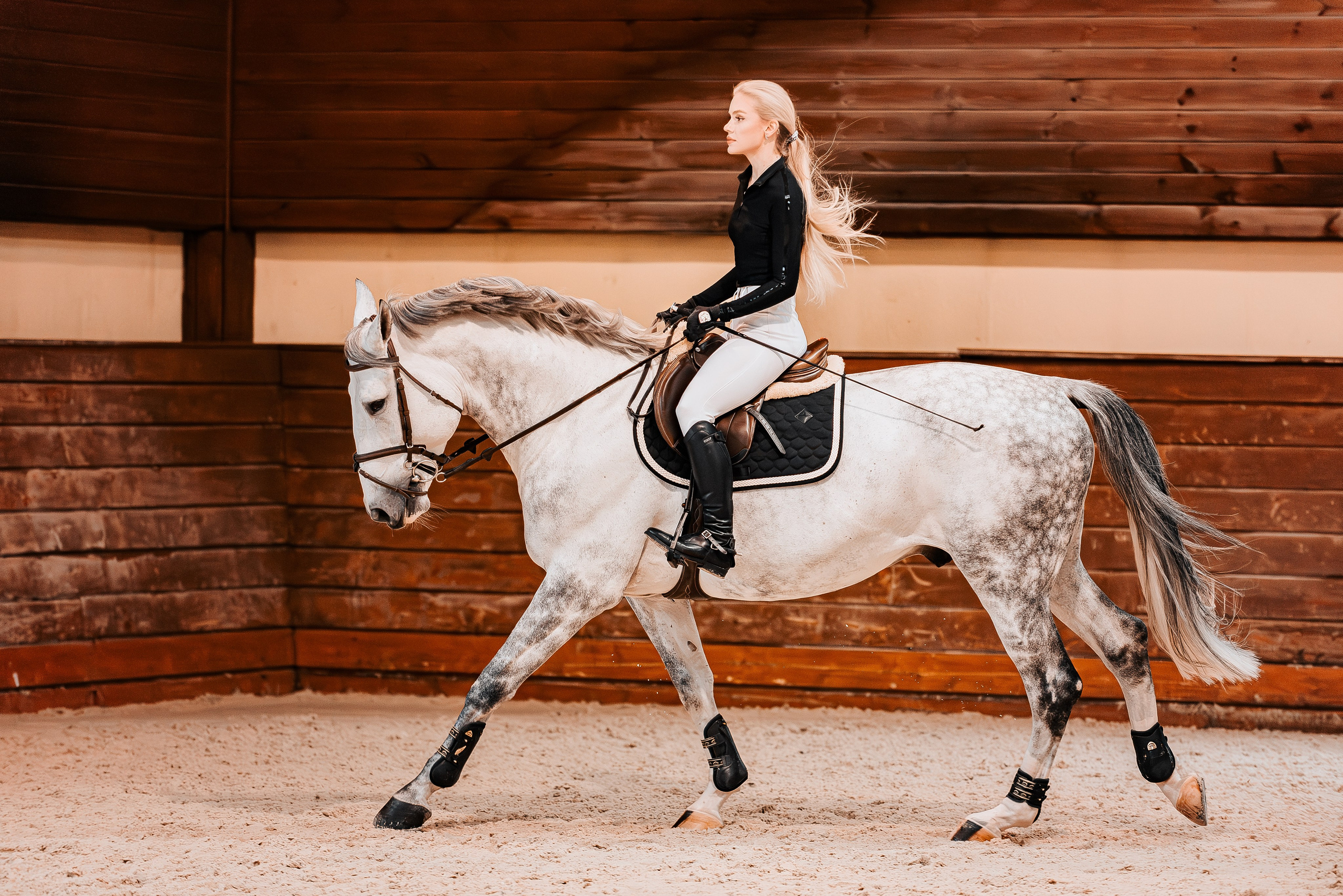Анастасия и Соперник. Куракина Дарья • Конный фотограф