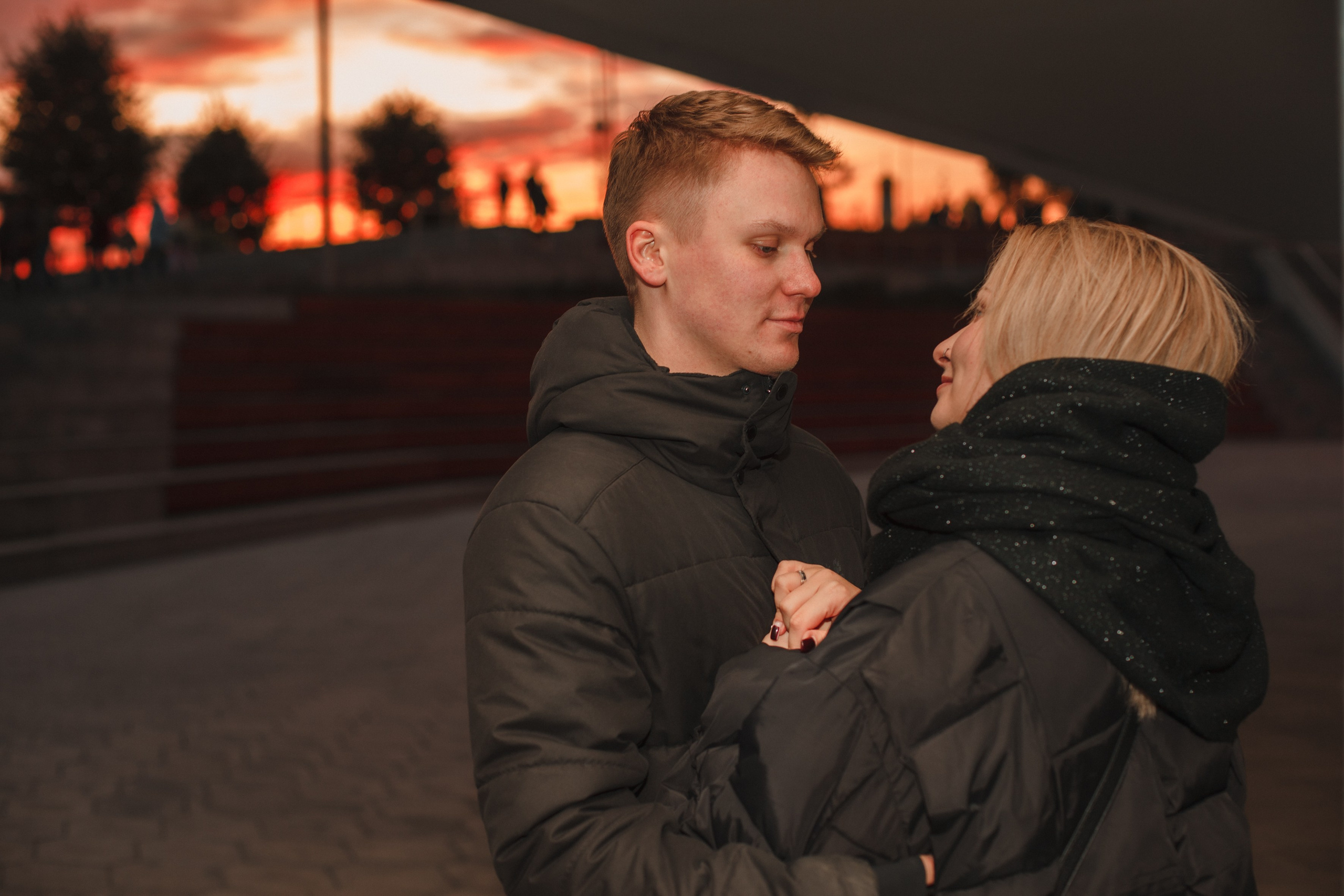 Пара. Зарядье (прогулка). Портретный и репортажный фотограф в Москве, Ольга Ларема