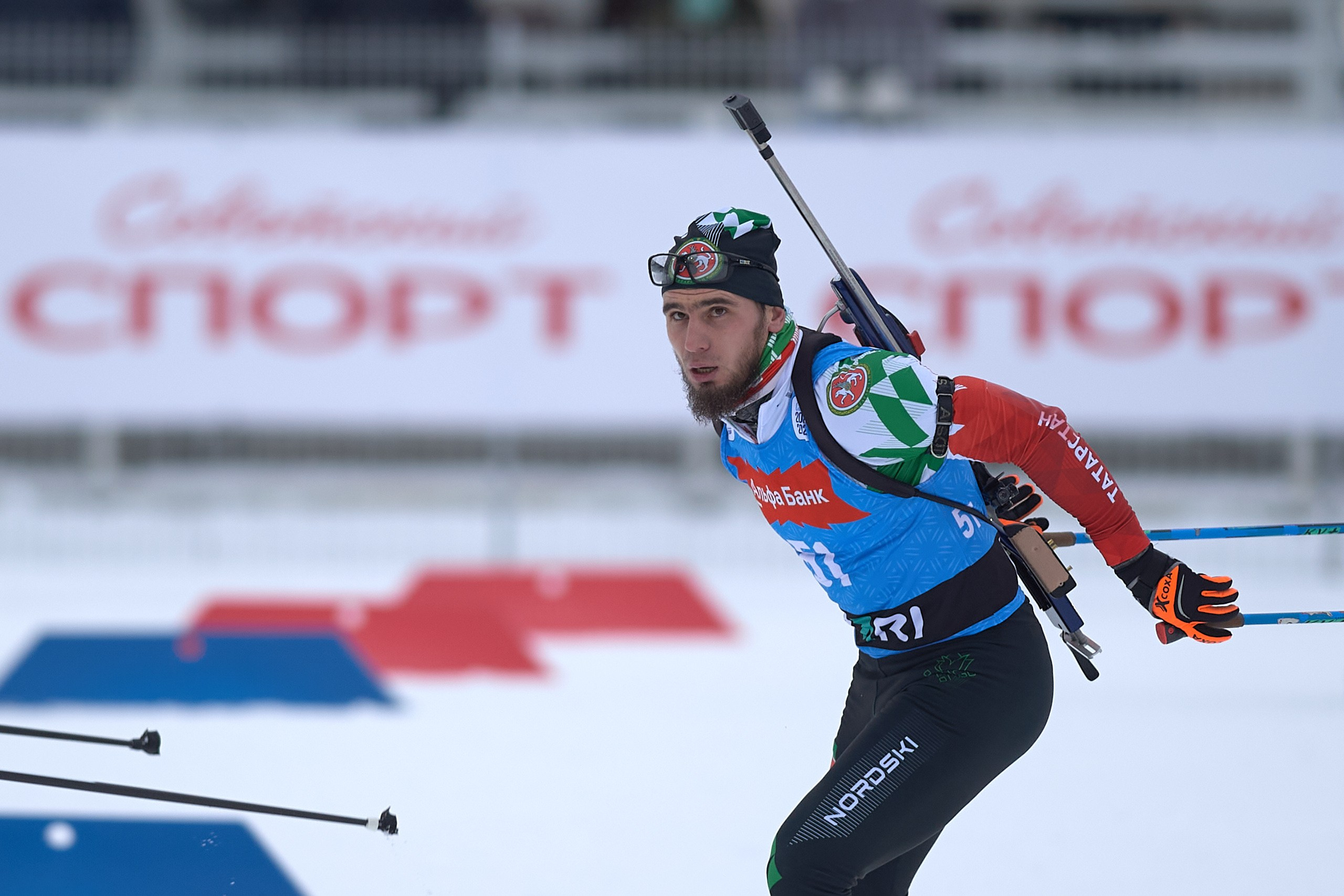 Биатлон. Чемпионат России — 2024/2025, 3-й этап, Ижевск. Ижевская винтовка. Спортивный репортажный фотограф в Ижевске Сергей Мерзляков