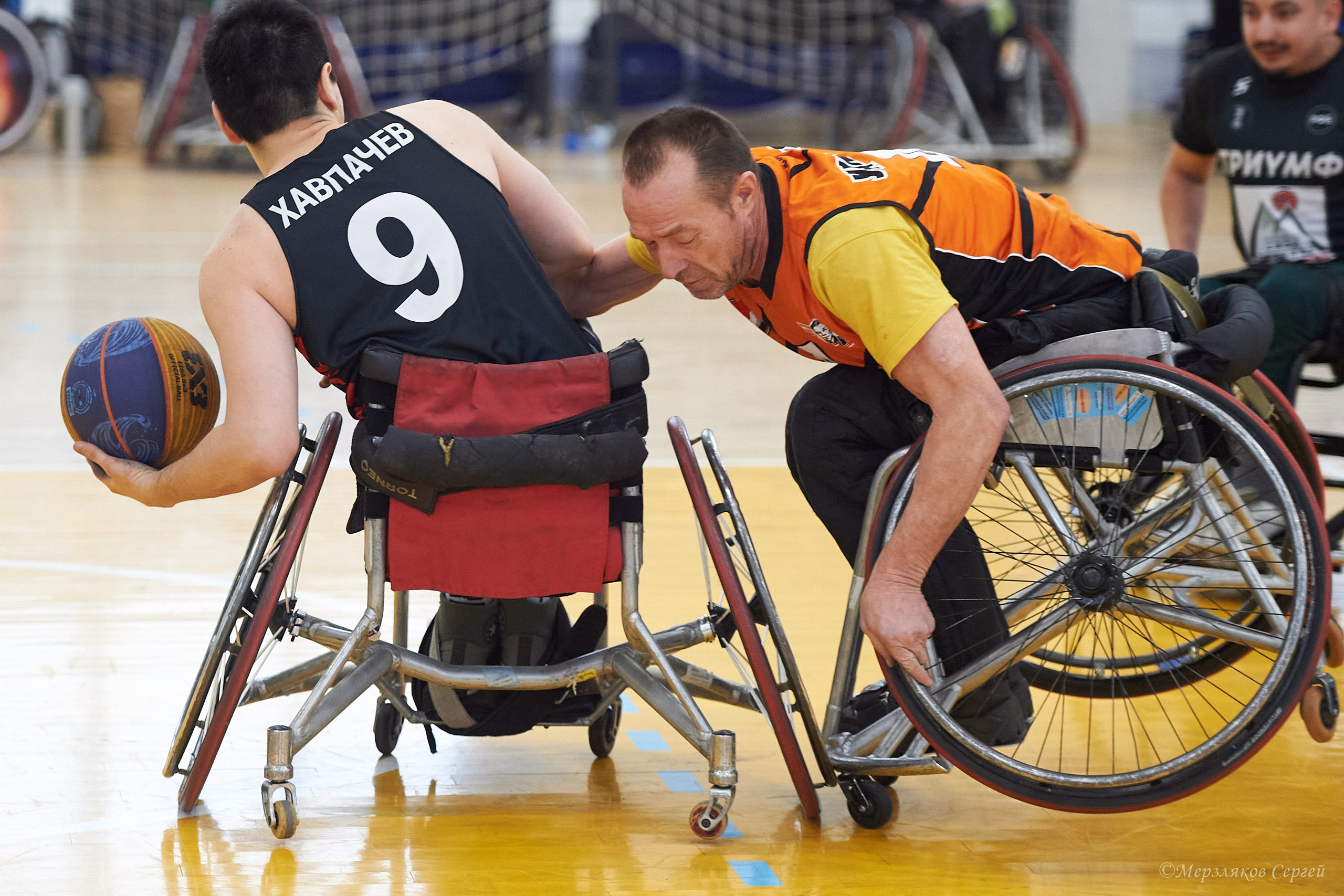 X традиционный Рождественский турнир по баскетболу на колясках. Ижевск. Спортивный репортажный фотограф в Ижевске Сергей Мерзляков