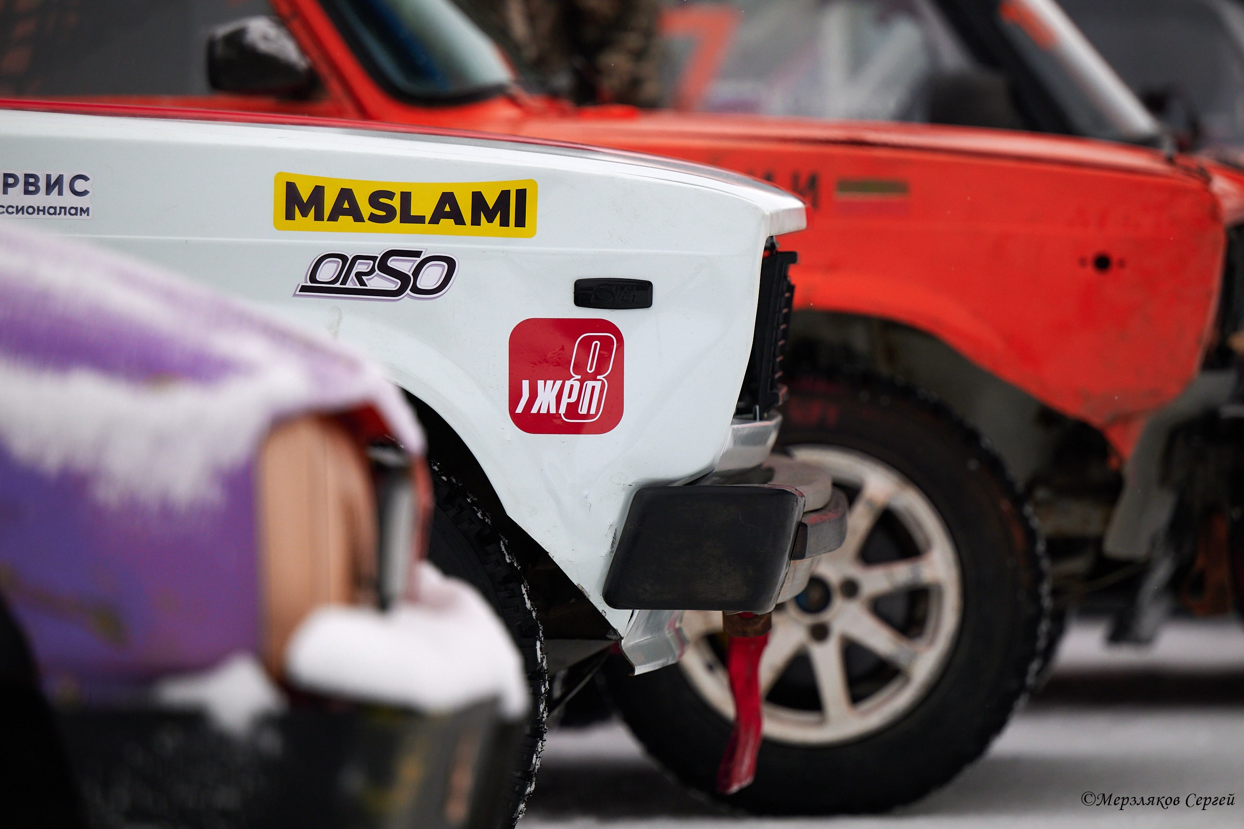 Трековые автогонки на льду Чемпионат России. Спортивный репортажный фотограф в Ижевске Сергей Мерзляков