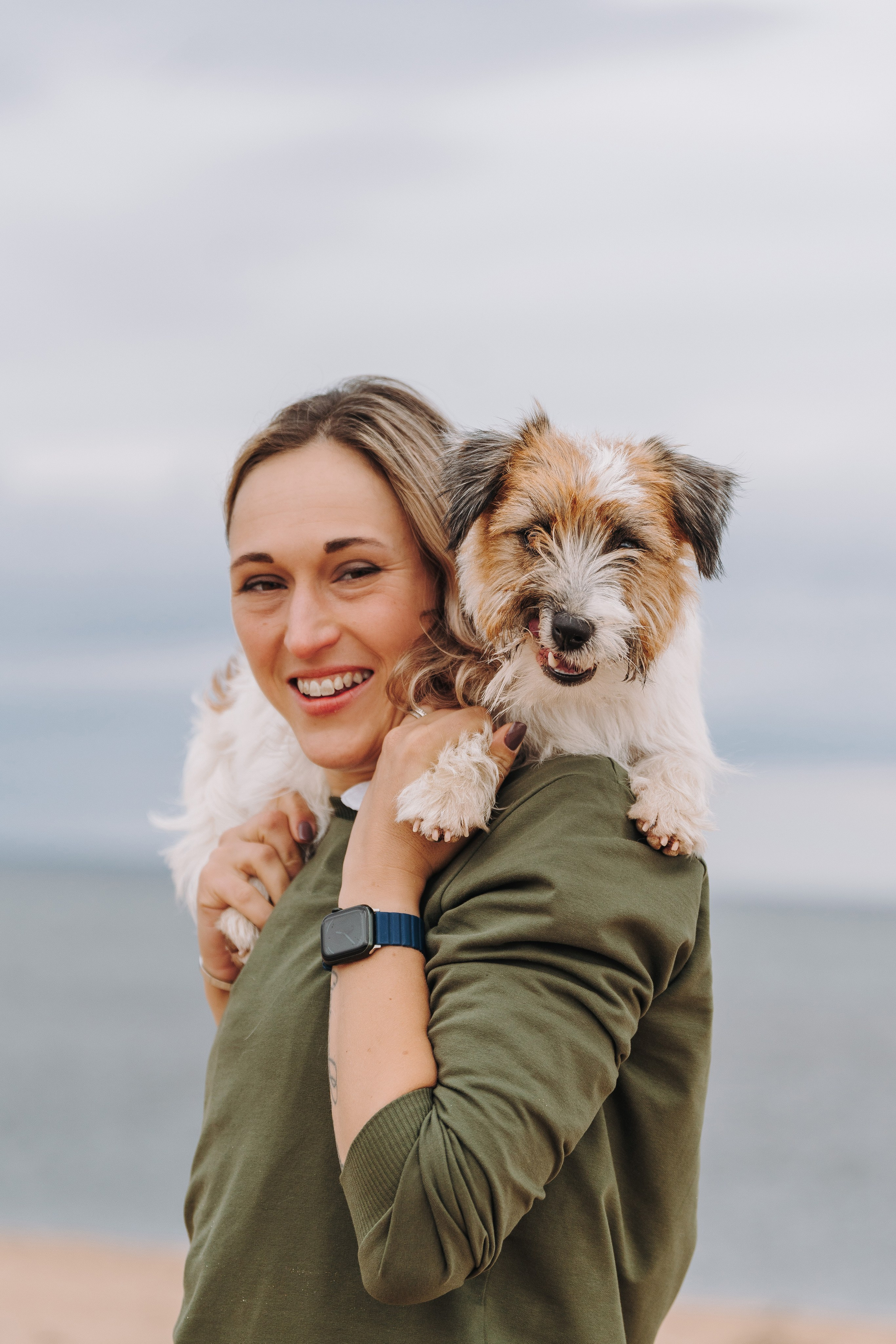 Оля, Ларс и Лукас. Фотограф анималист в Спб недорого Олеся Майорова