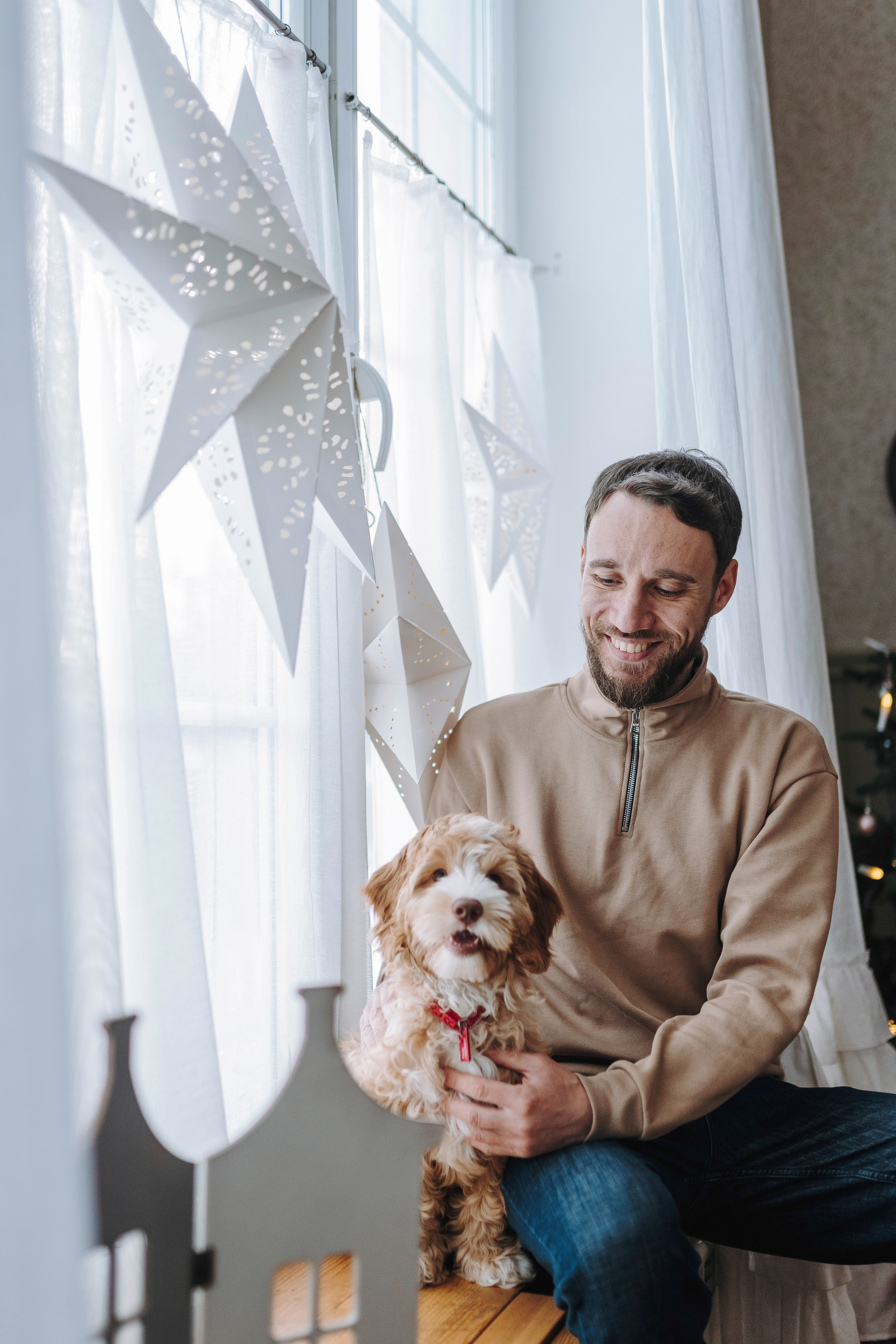 Мёрфи, Таня и Антон. Фотограф анималист в Спб недорого Олеся Майорова