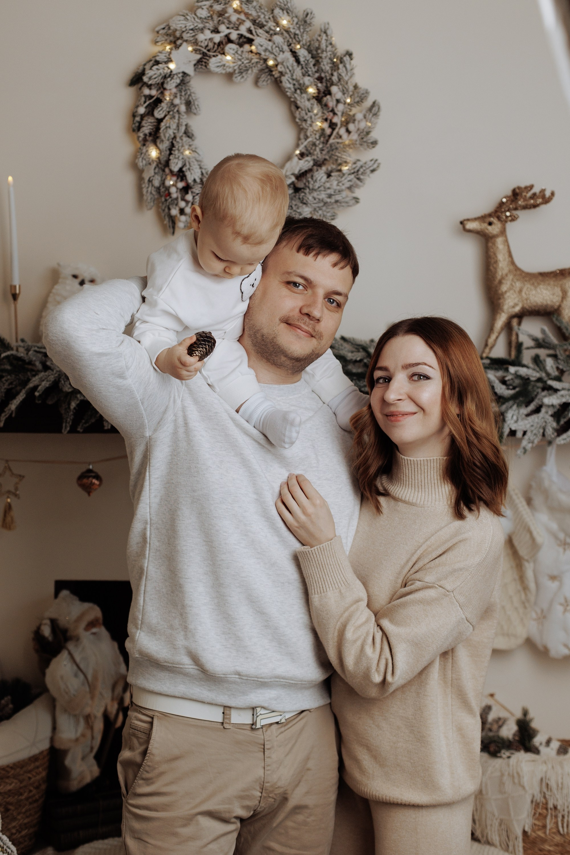 Семейная фотосессия «студия». Свадебный фотограф