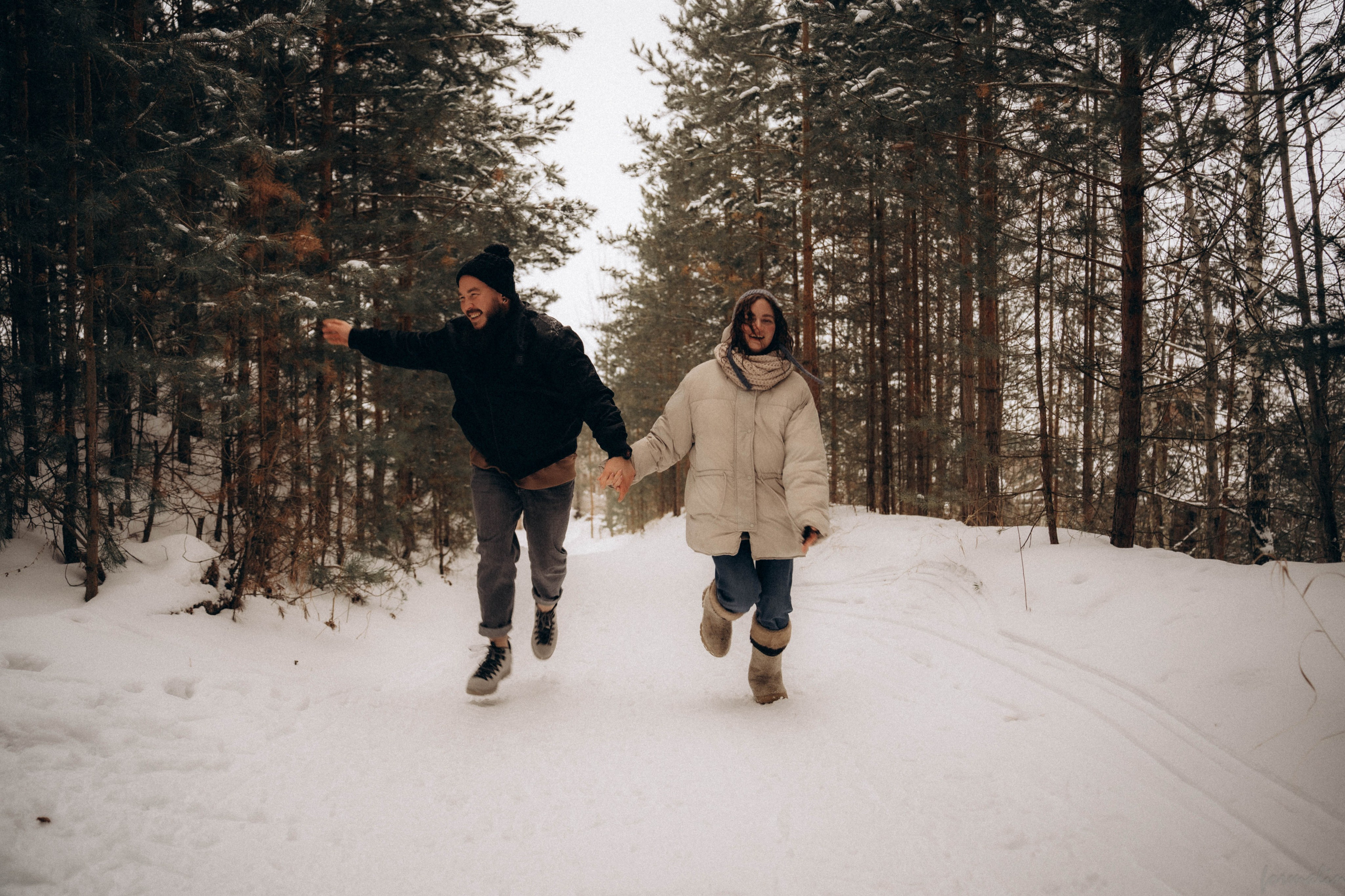 Романтичный снегопад. Алиса Никитцова | Фотограф в Казани