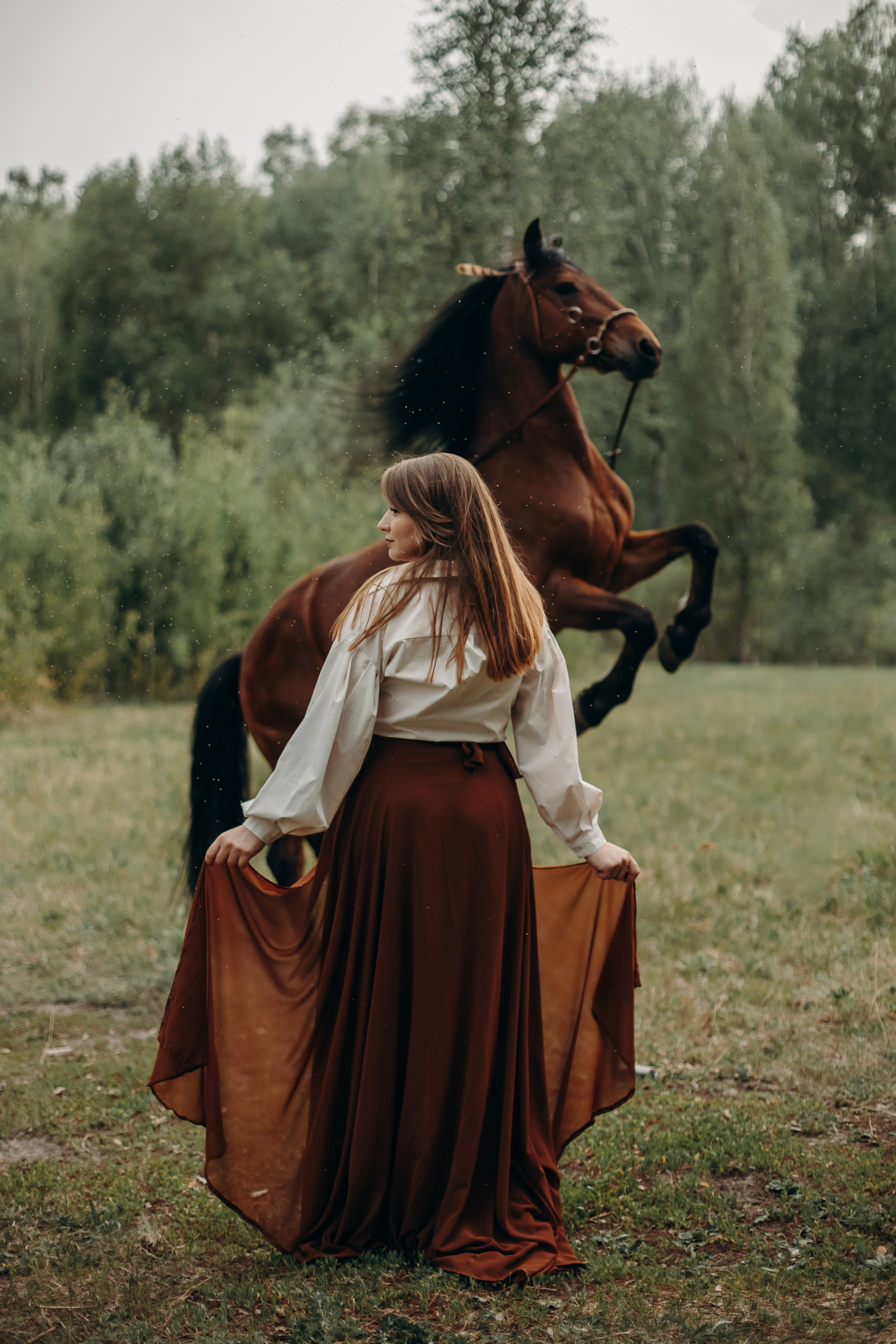 Ксения и Талисман. Анна Молчанова конный фотограф в Тюмени | фотосессии с лошадьми Тюмень